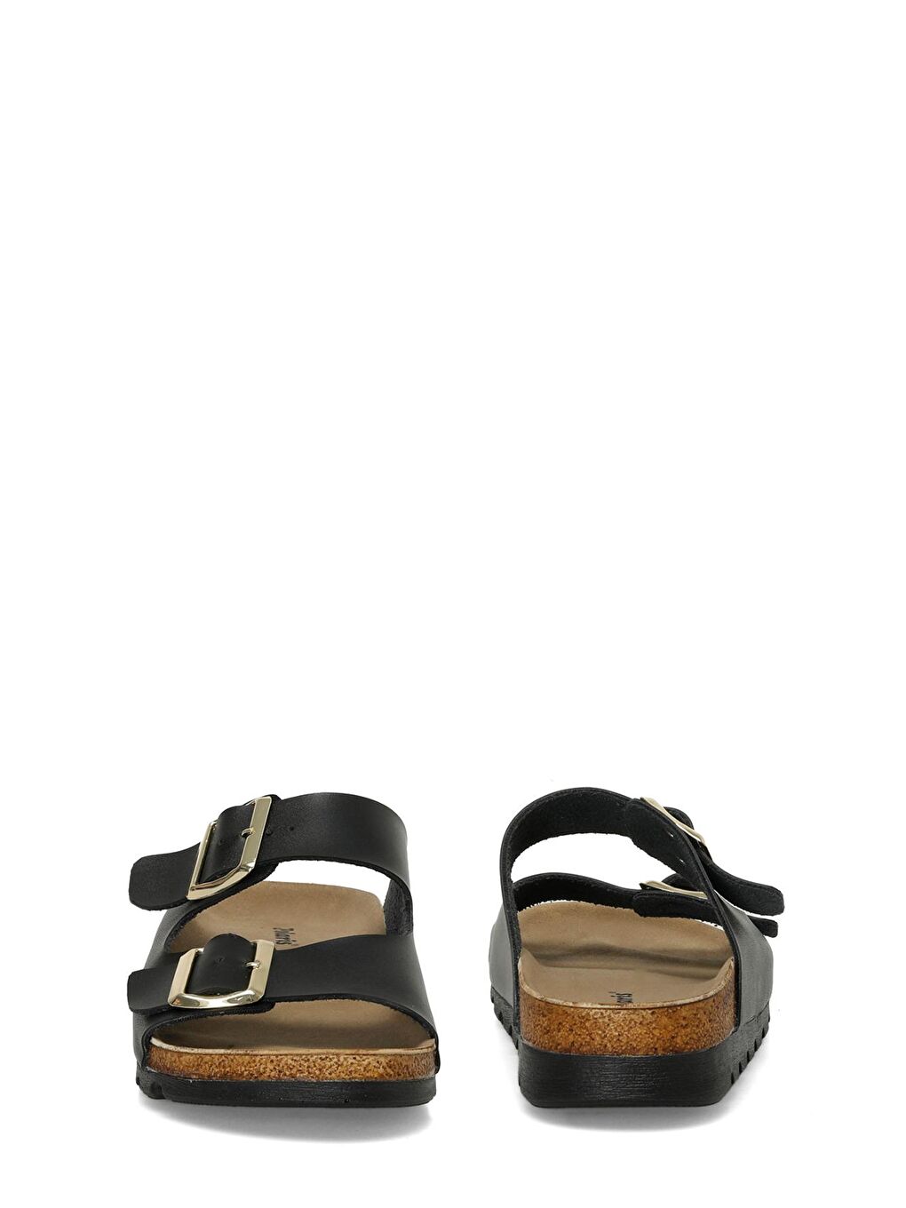 Siyah Kadın Mantar Terlik-4