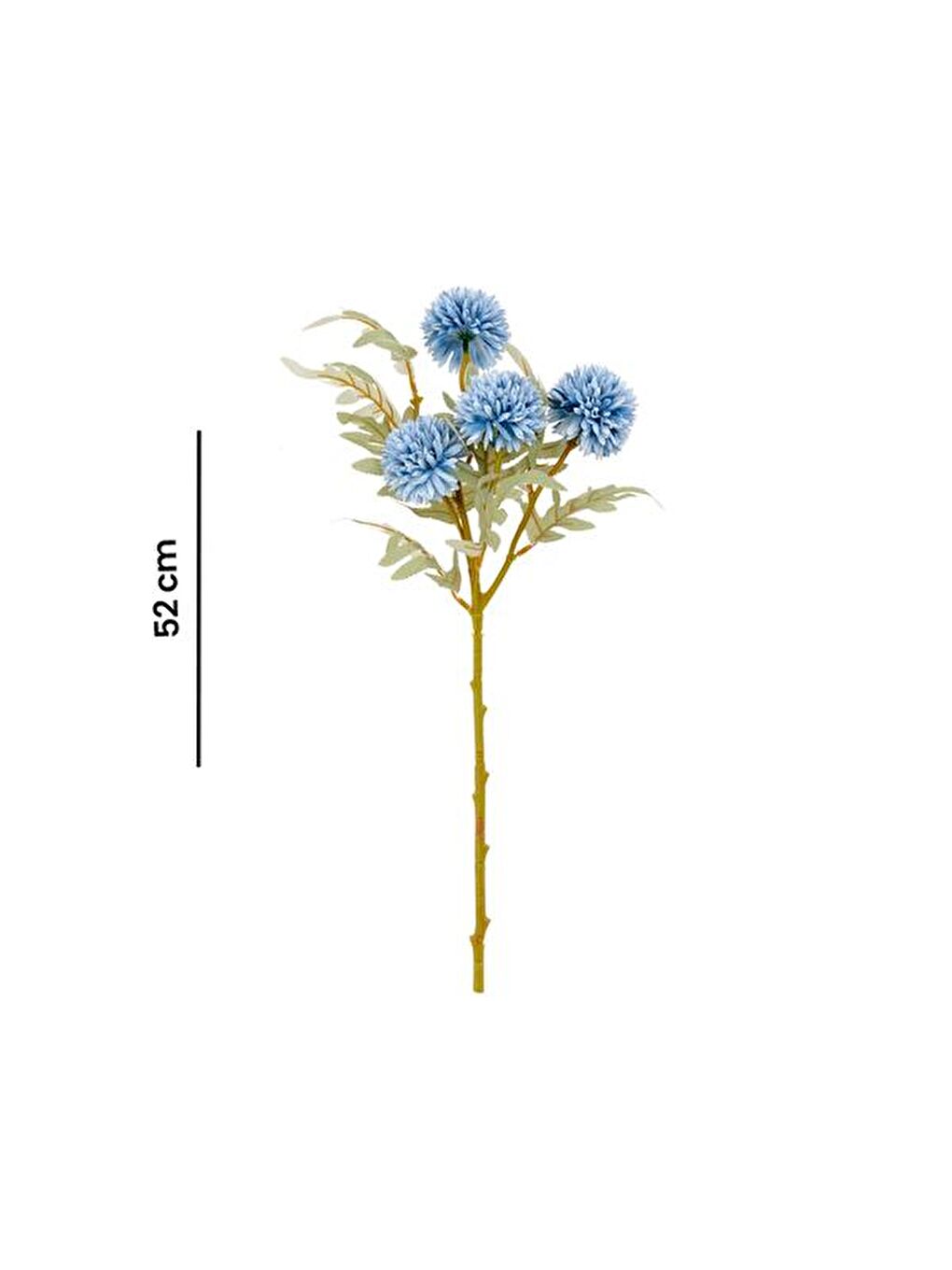 Soft Yapay Çiçek - Mavi-5