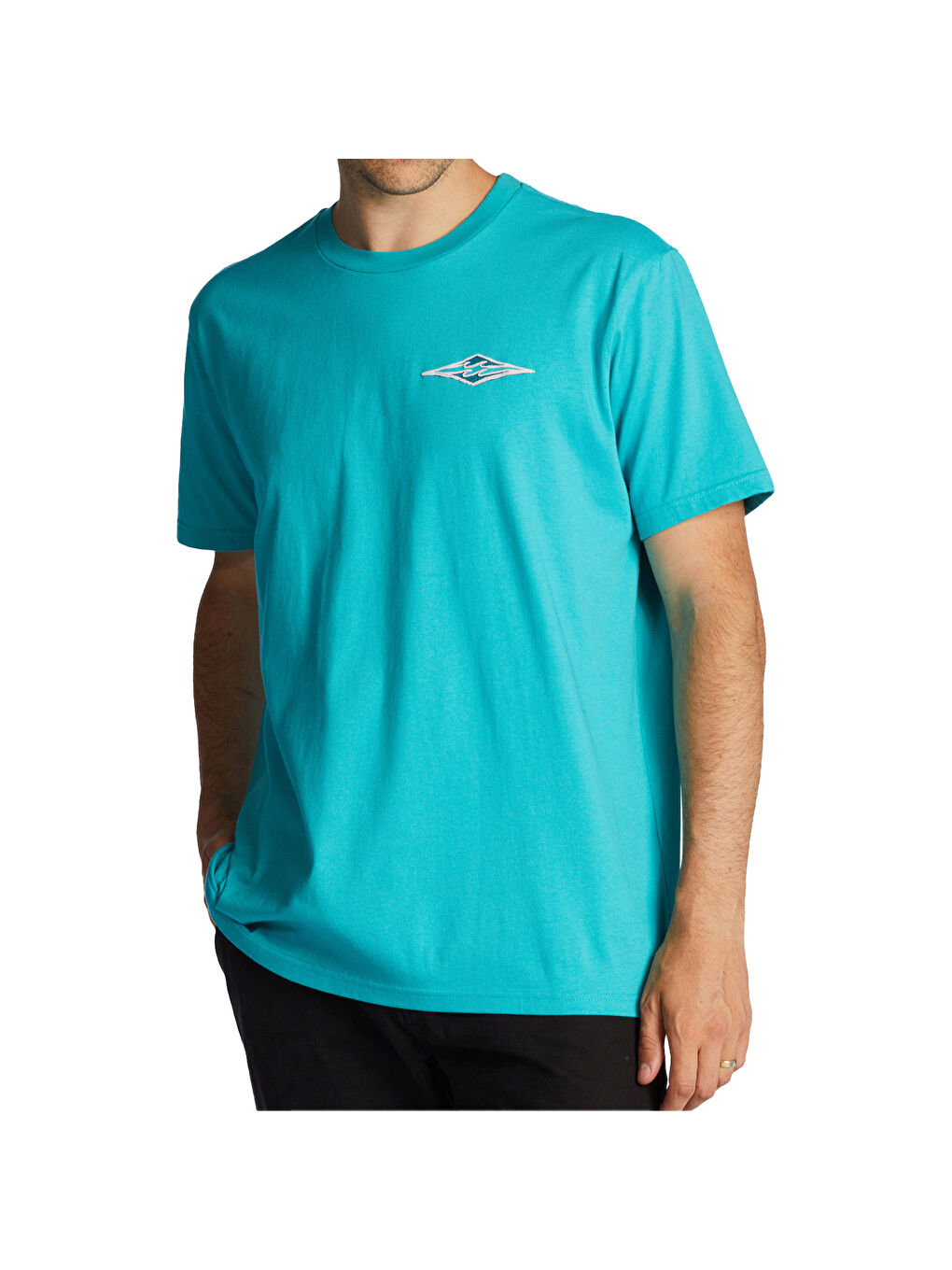 Yeşil Crayon Wave Ss Erkek Tişört-6