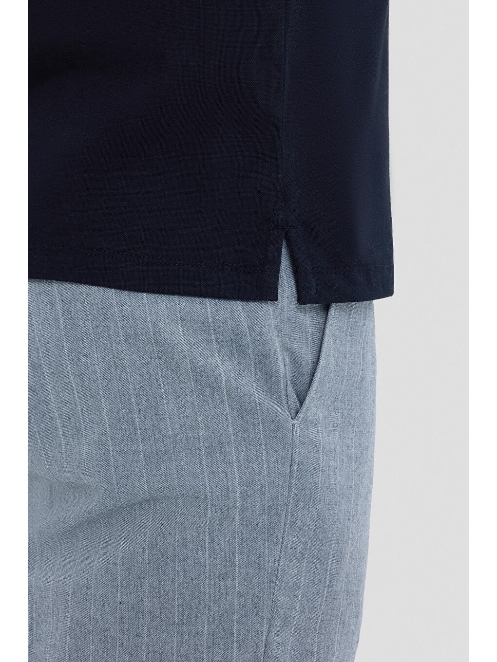 Siyah Regular Fit Polo Yaka Tişört-3