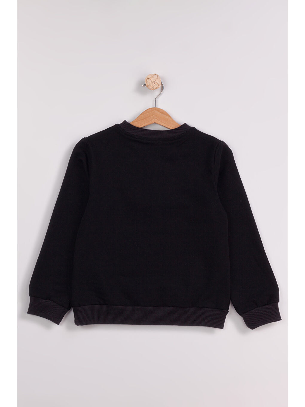 Pembe Kız Çocuk 2'li Paket Basic Sweatshirt-3