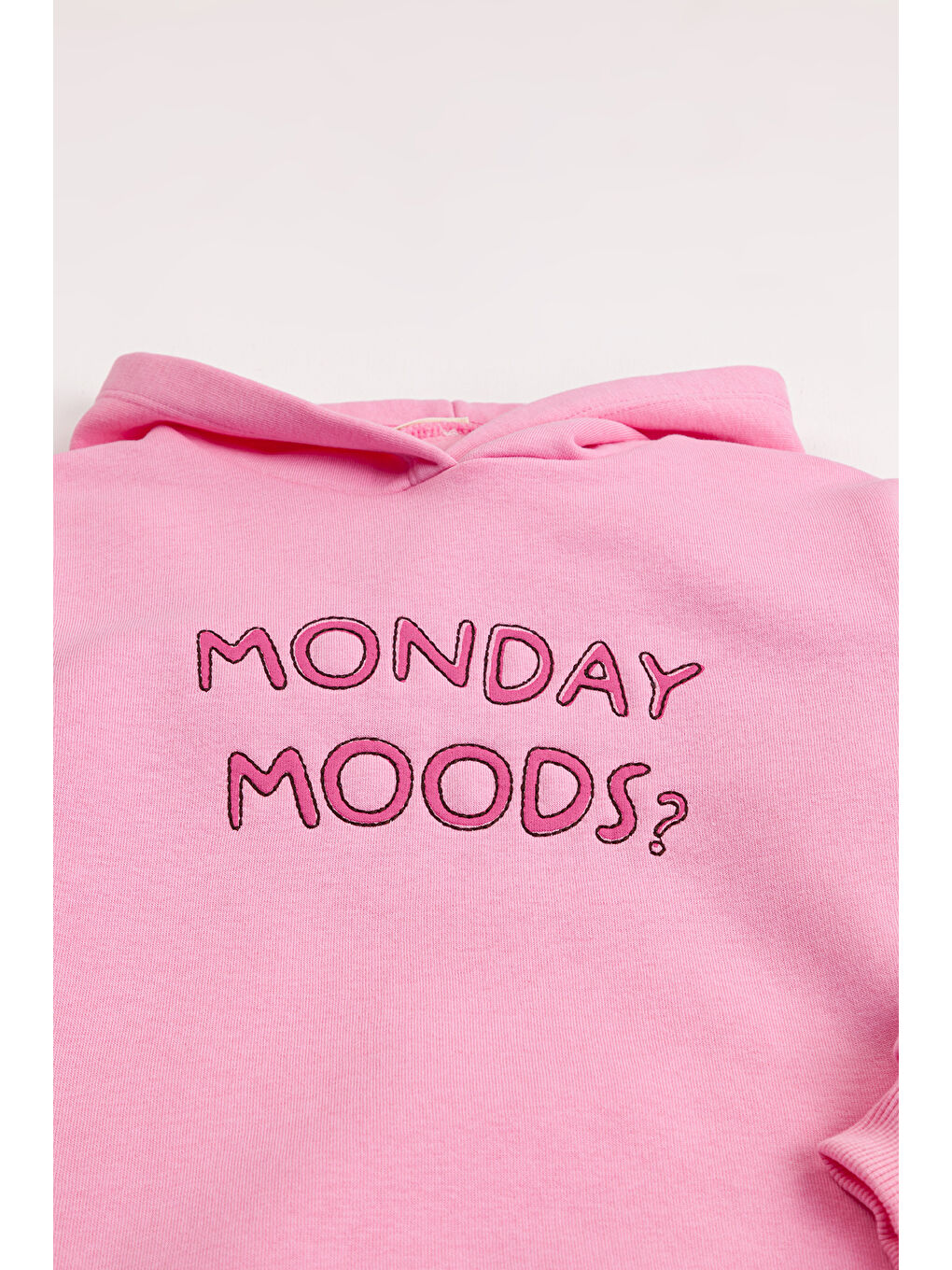 Pembe Kız Çocuk 2'li Paket Basic Sweatshirt-5