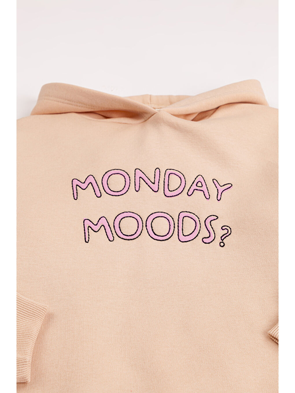 Pembe Kız Çocuk 2'li Paket Basic Sweatshirt-5