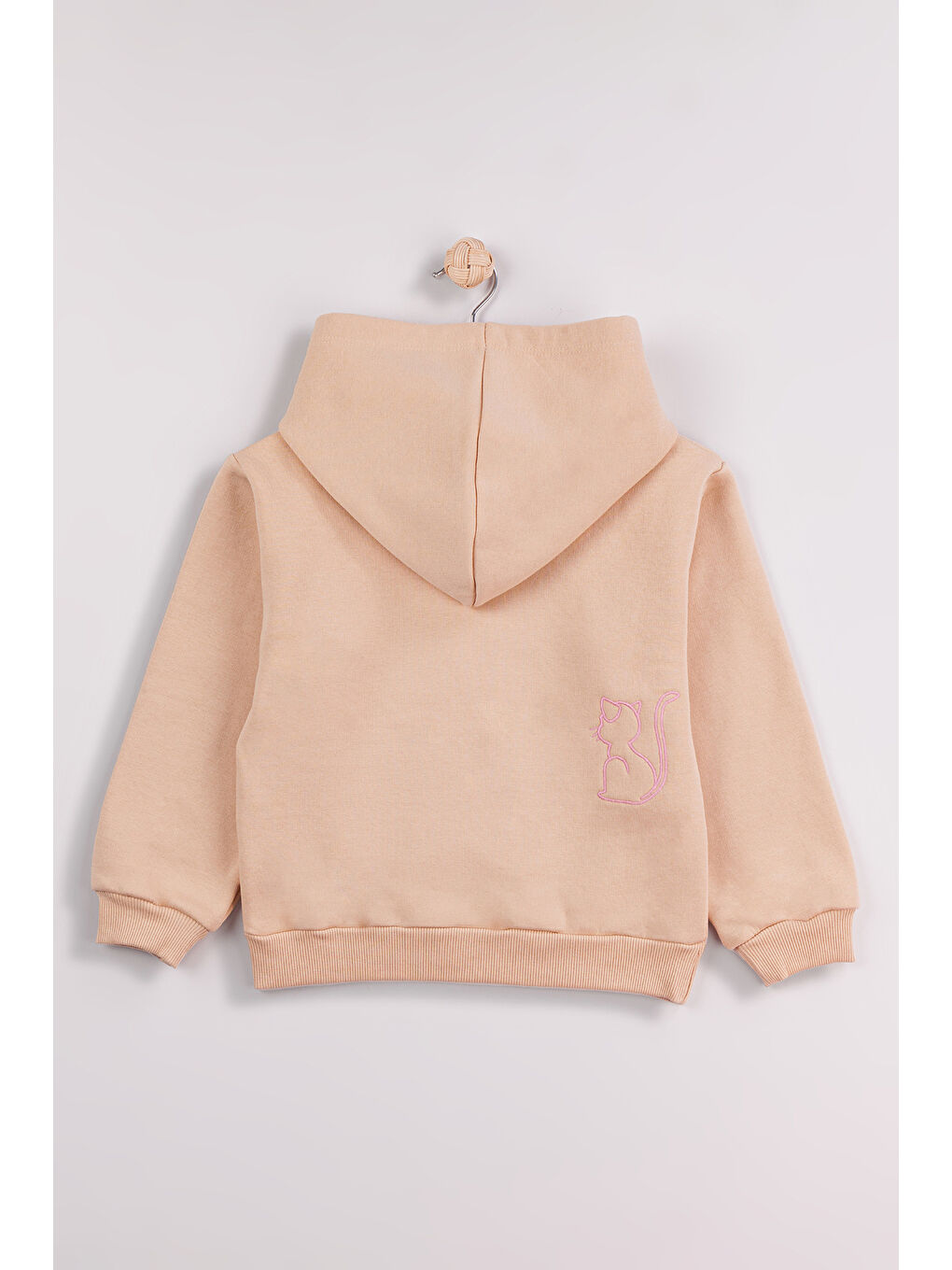 Pembe Kız Çocuk 2'li Paket Basic Sweatshirt-7