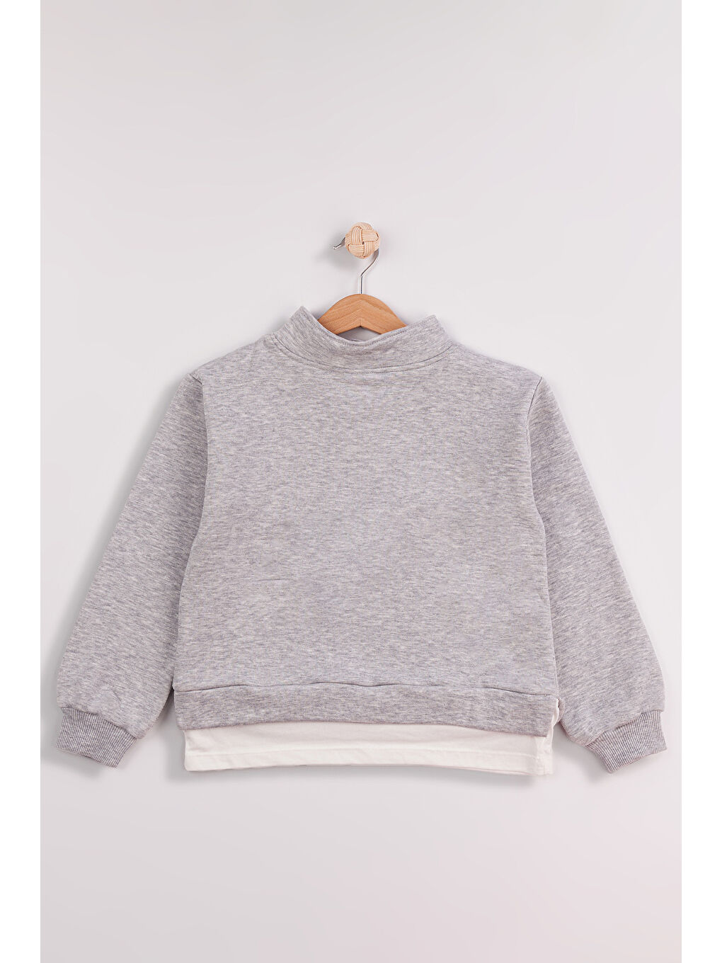 MİSSTUFFY Lacivert Kız Çocuk 2'li Paket Basic Sweatshirt - 7