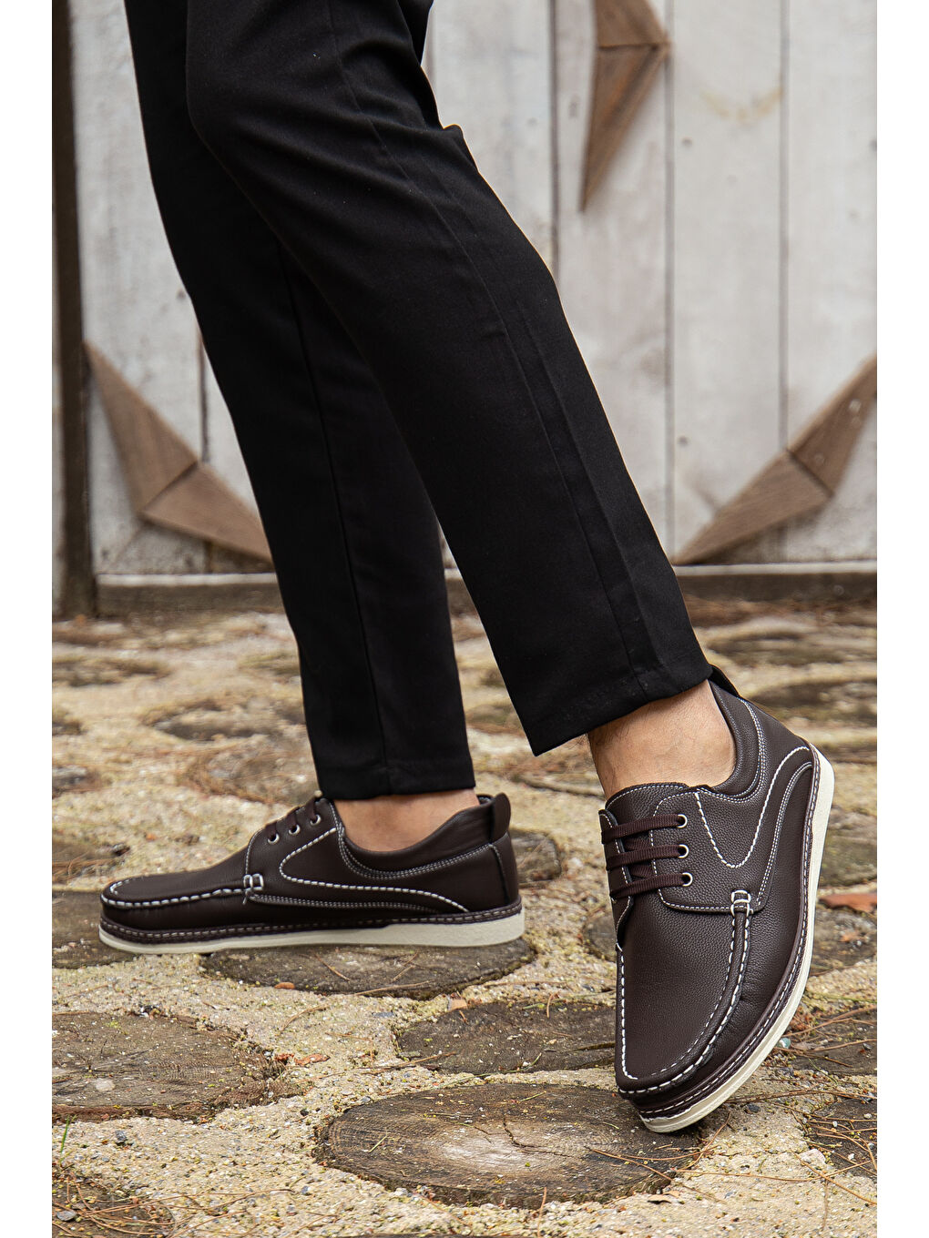 Kahverengi D0607 Günlük Ortopedik Erkek Casual Ayakkabı