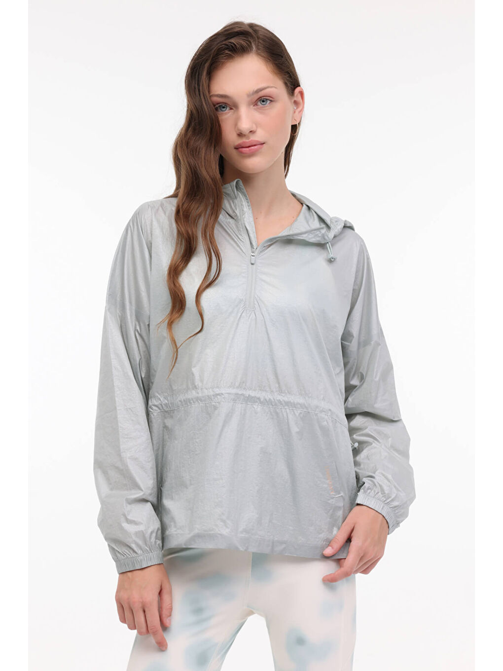 WL ABBY 8GFP928 4PR Gri Kadın Yağmurluk