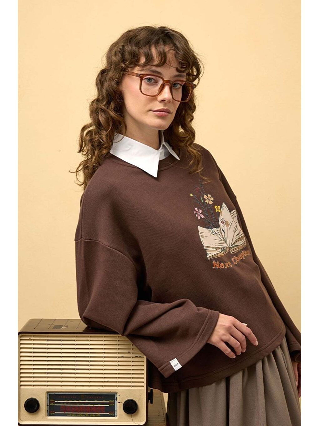 Kahverengi Çİkolata Baskılı 3 İp Body