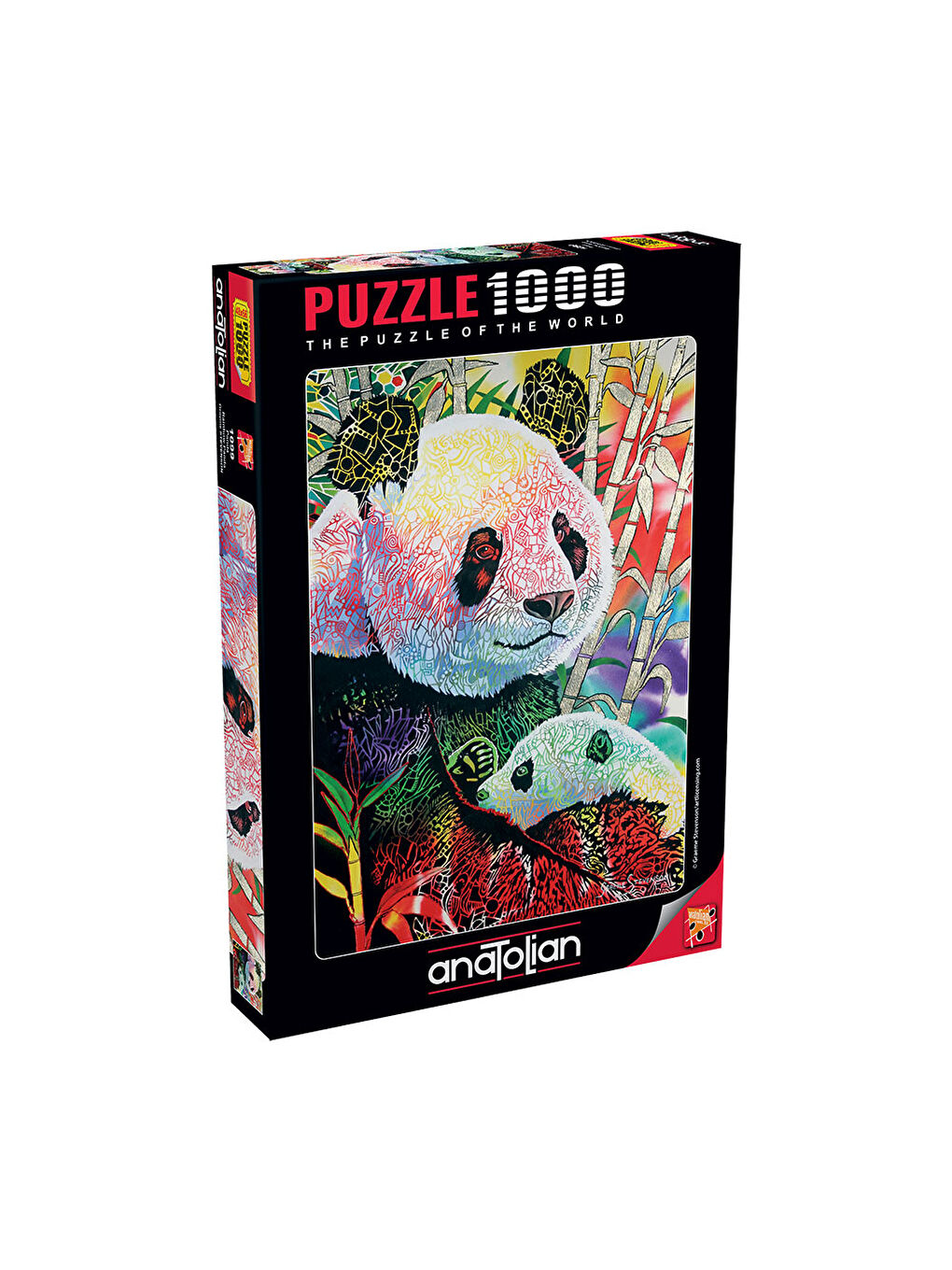 Anatolian Renksiz Puzzle 1000 Parça Panda 1099