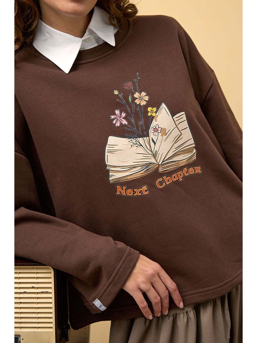 Kahverengi Çİkolata Baskılı 3 İp Body-1