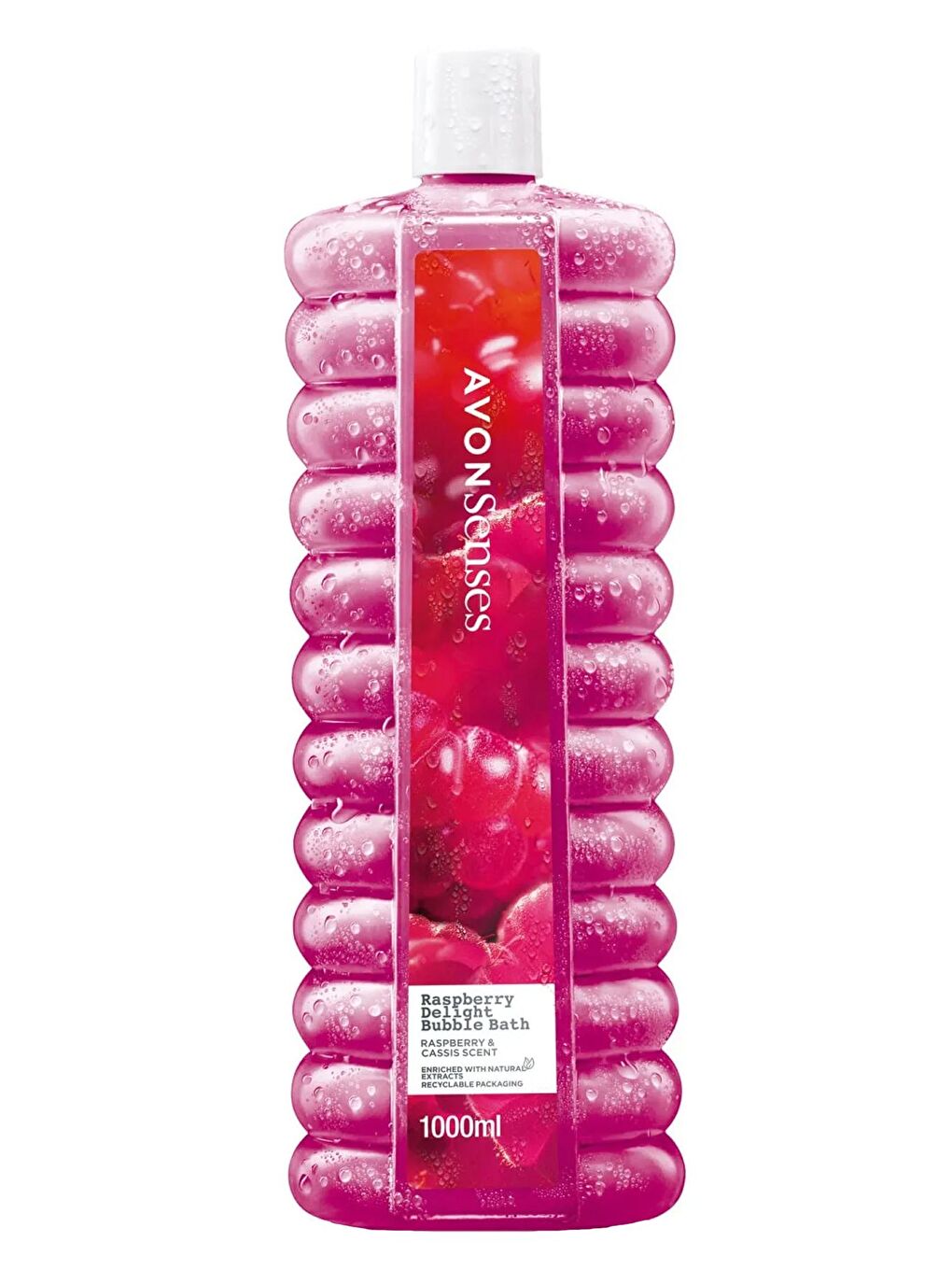 AVON Senses Raspberry Delight Ahududu ve Frenk Üzümü Kokulu Banyo Köpüğü 1 Lt.