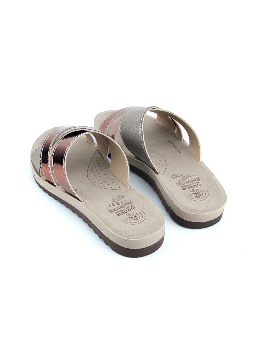 Sarı Yazlık Anatomik Yumuşak Taban Kadın Terlik-3