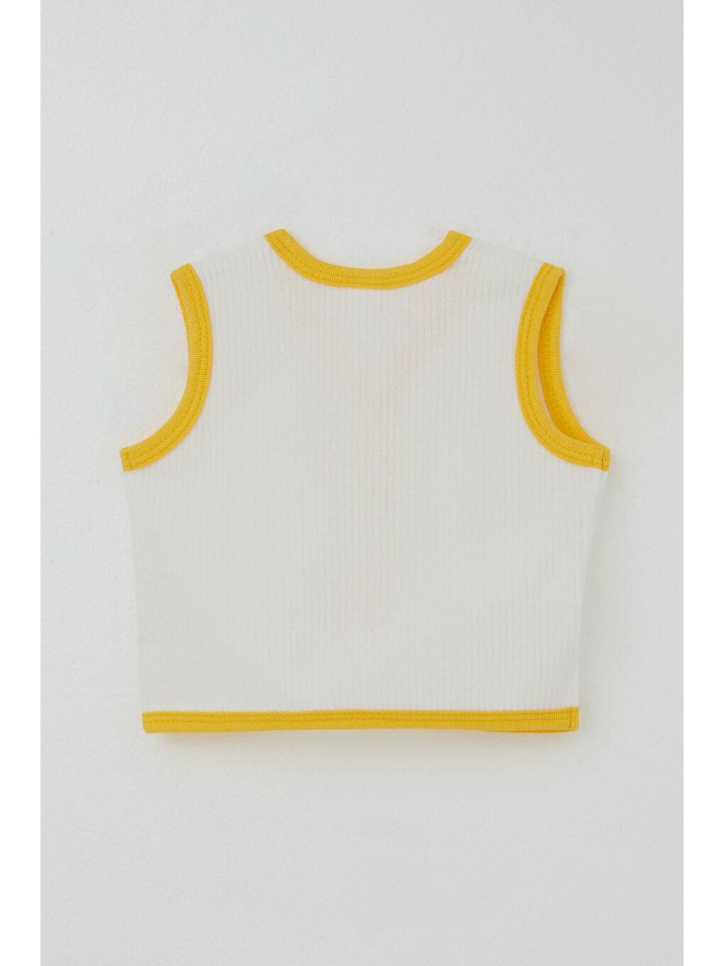 Erkek Bebek Kadife Yelek Düğmeli Ekru (4 Ay)-2