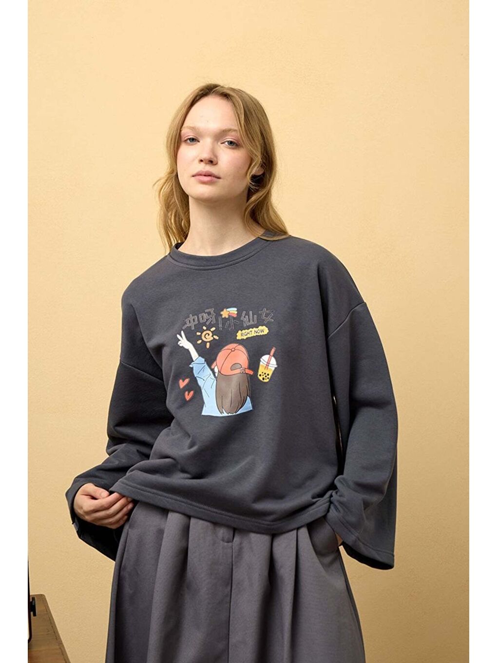 Antrasit Baskılı 3 İp Body-1