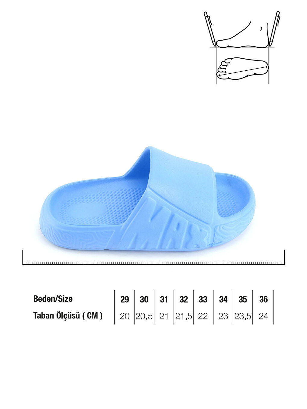 Mavi Yazlık Erkek Çocuk Eva Islak Zemine Uygun Ev Bahçe Banyo Havuz Terlik-1