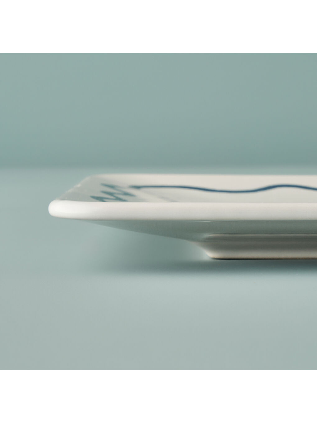 Marine Seramik Sunum Tabağı Mavi (31x21 cm)-1