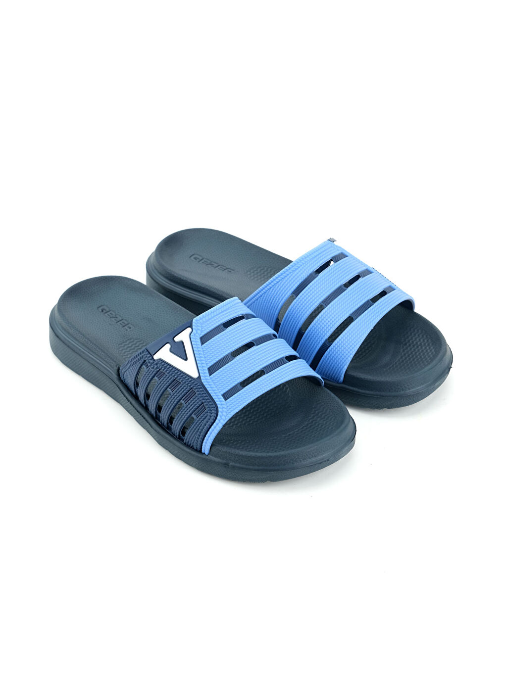 Lacivert Erkek Yazlık Eva Islak Zemine Uygun Günlük Ev Bahçe Havuz Banyo Terlik-2