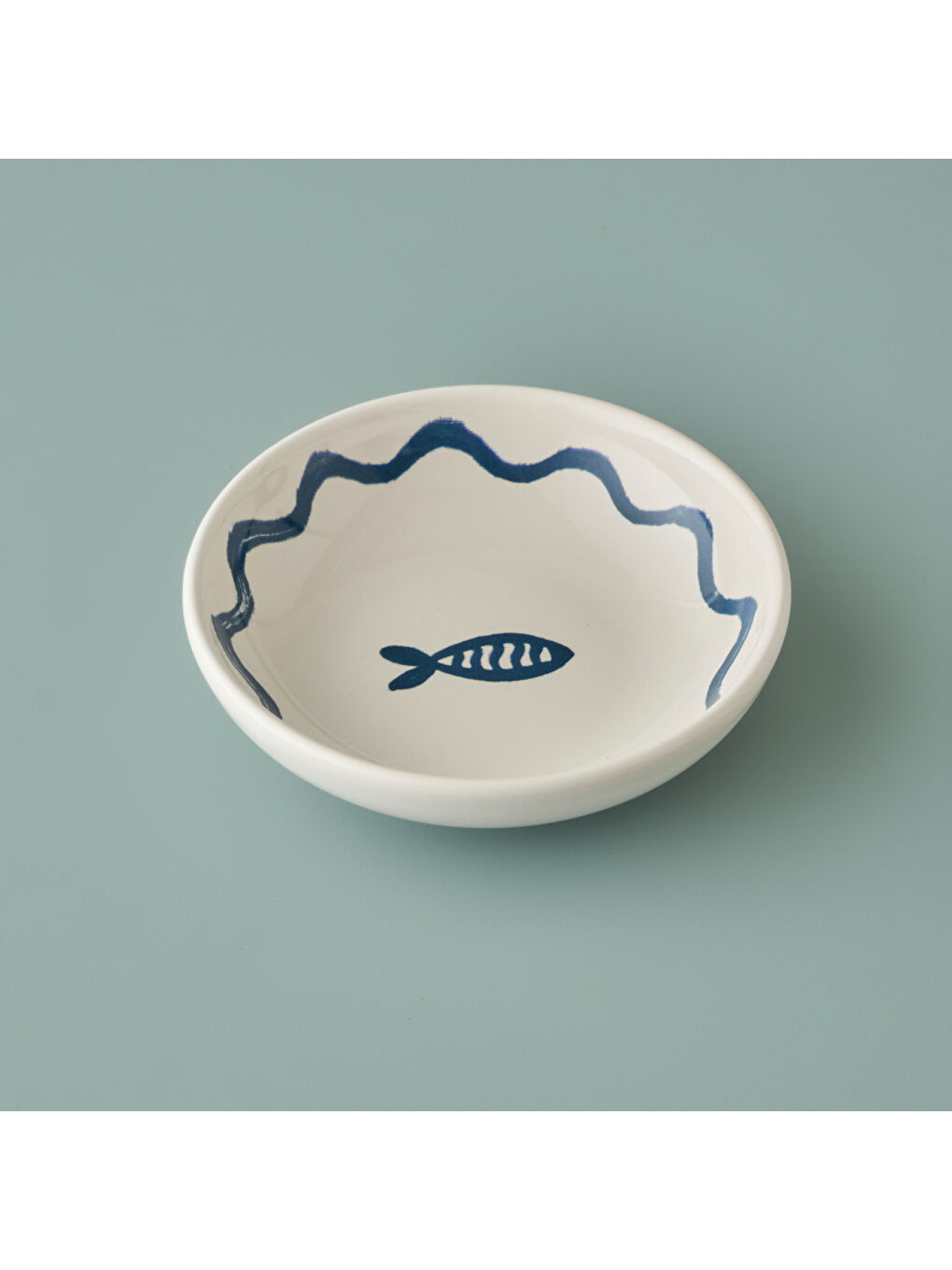 Marine Seramik Sunum Kasesi Mavi (13 cm)