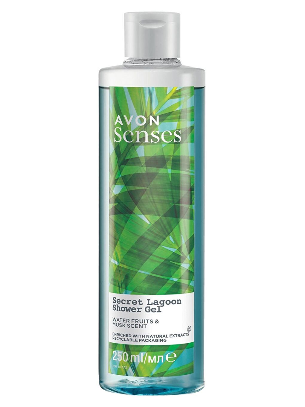 AVON Renksiz Senses Secret Lagoon Su Meyveleri ve Misk Kokulu Duş Jeli 250 Ml.