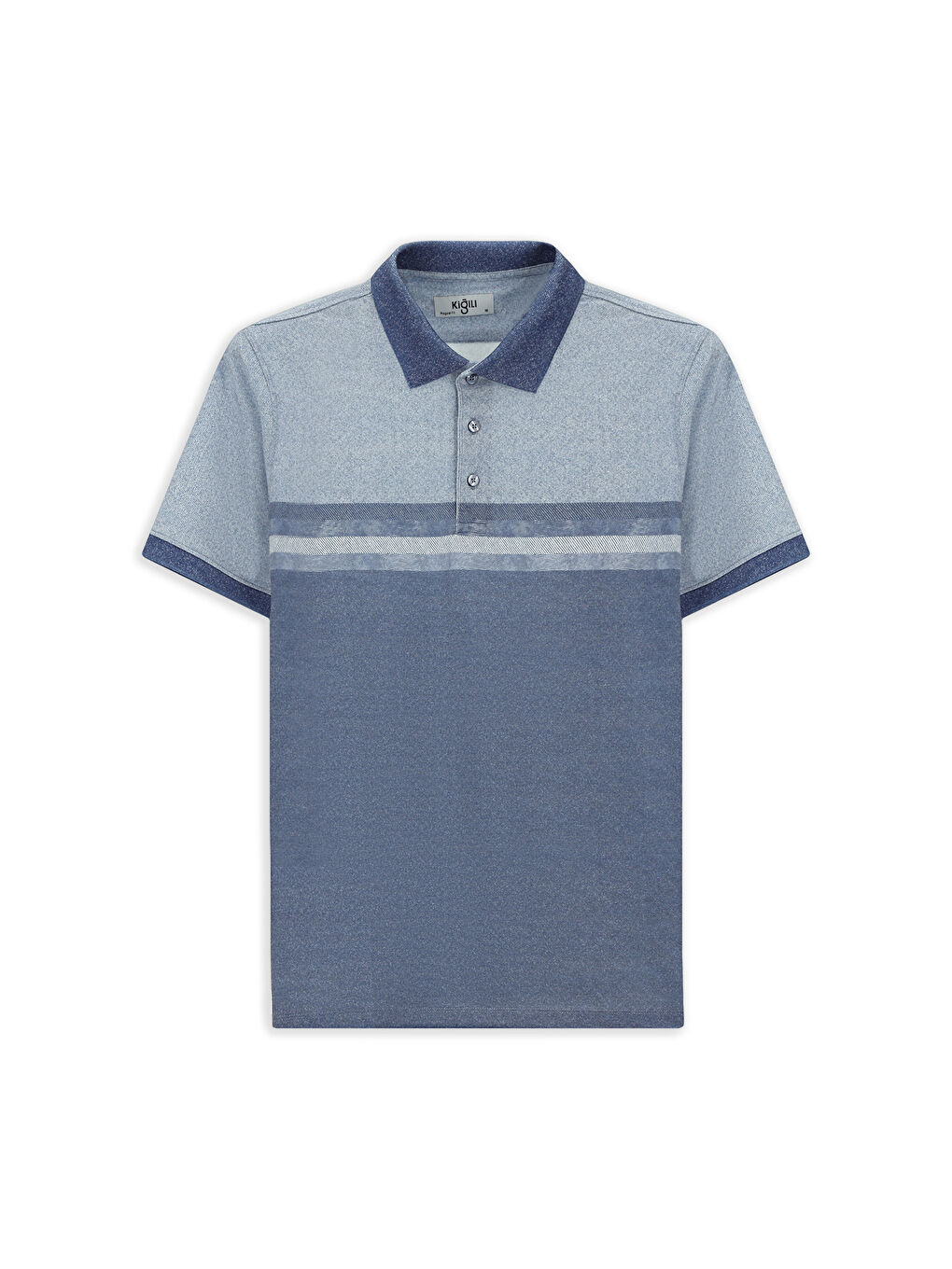 Mavi Regular Fit Desenli Elastanlı Polo Yaka Tişört-5