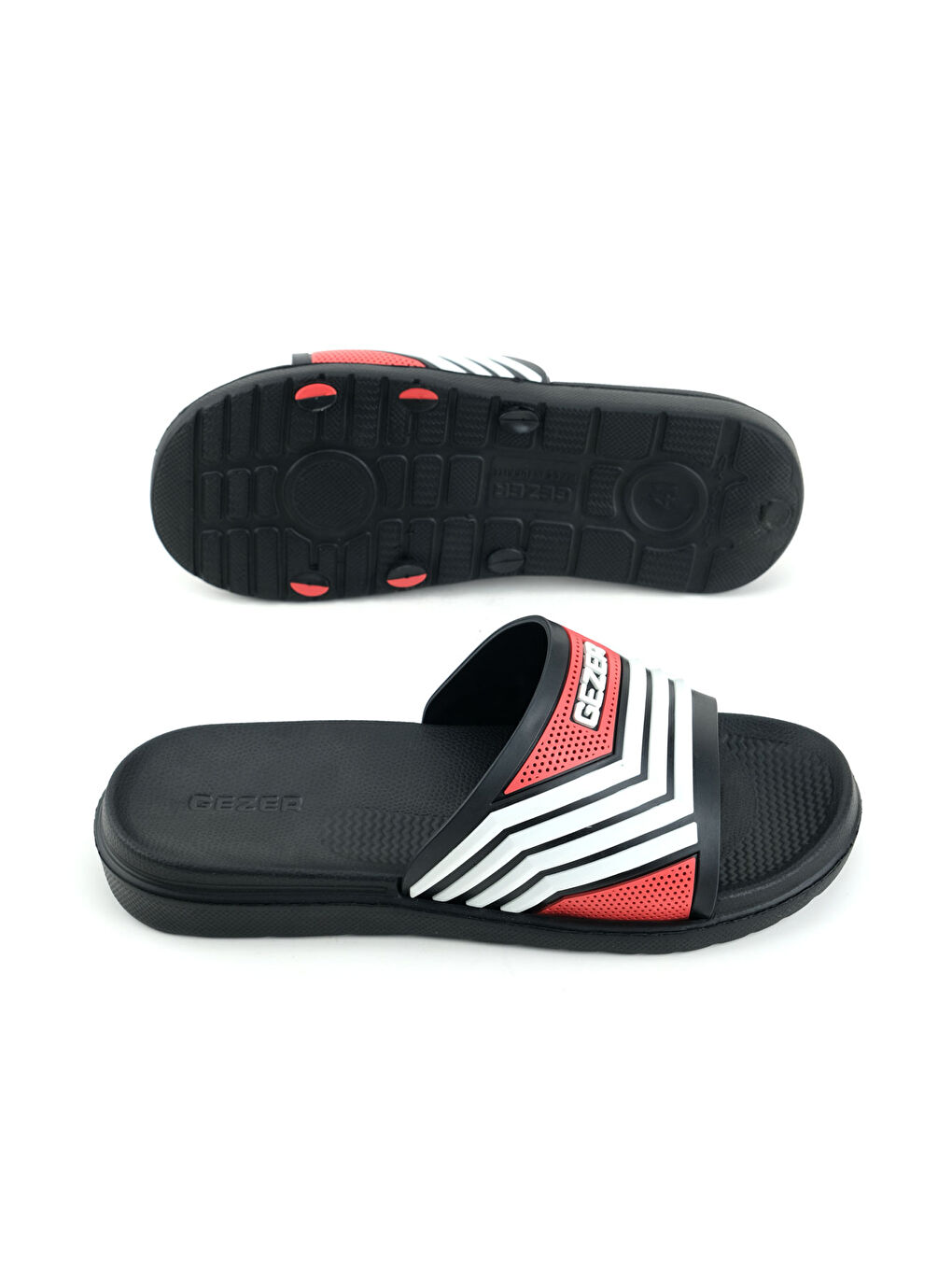 Kırmızı Erkek Yazlık Eva Islak Zemine Uygun Günlük Ev Bahçe Havuz Banyo Terlik-4