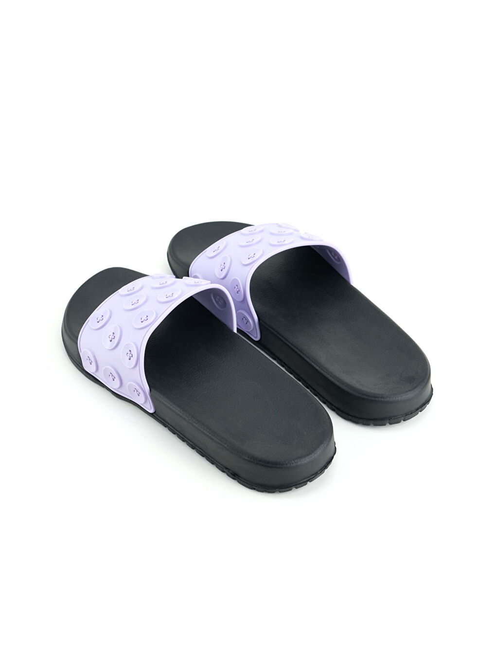 Lila Kadın Yazlık Eva Islak Zemine Uygun Ev Bahçe Banyo Havuz Terlik-3