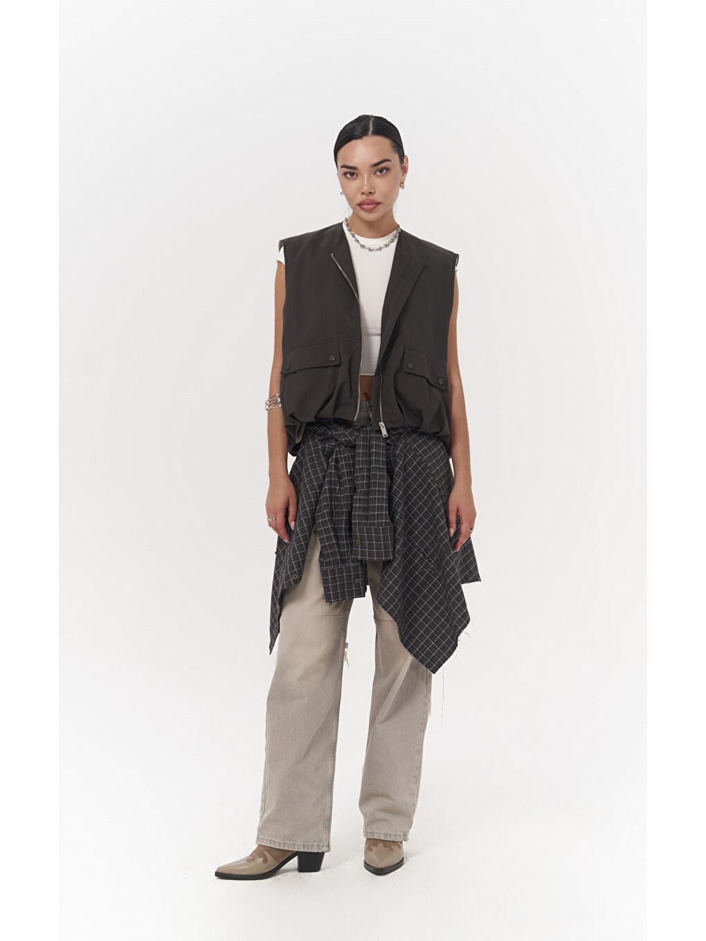 Hardy Antrasit Bomber Yelek-3