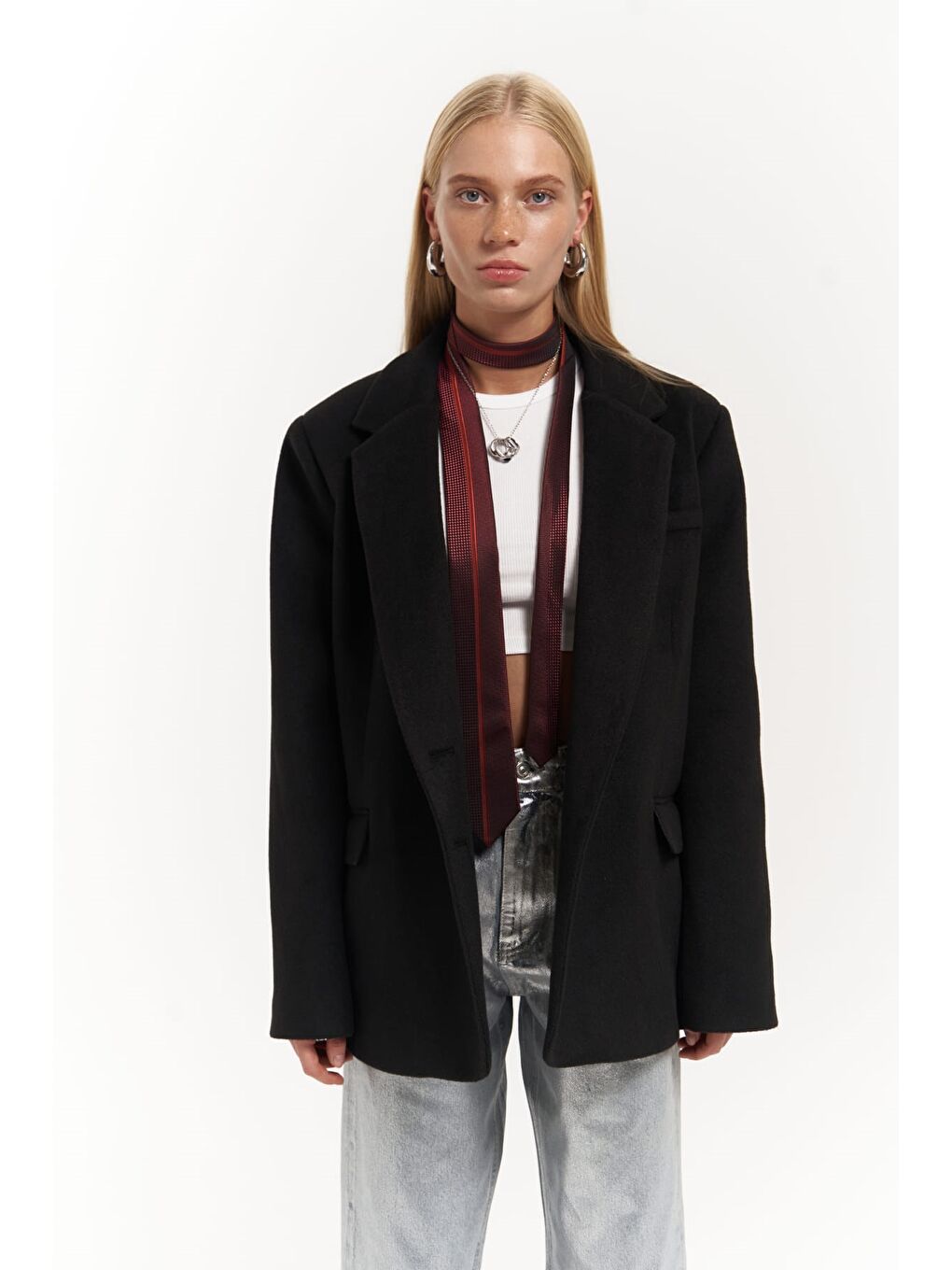 Howell Siyah Blazer Ceket-1