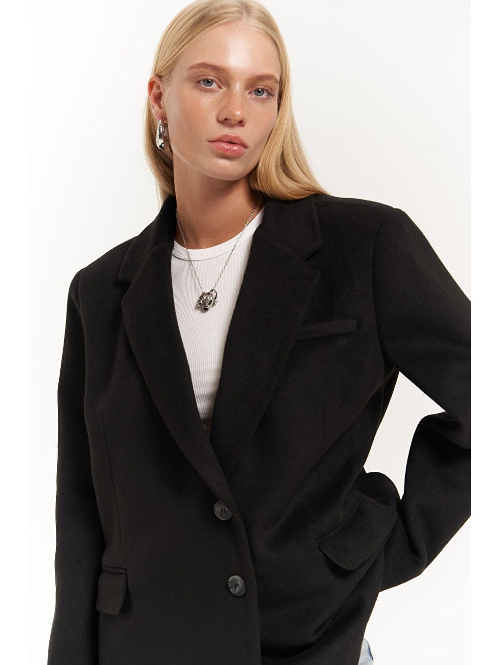 Howell Siyah Blazer Ceket-3