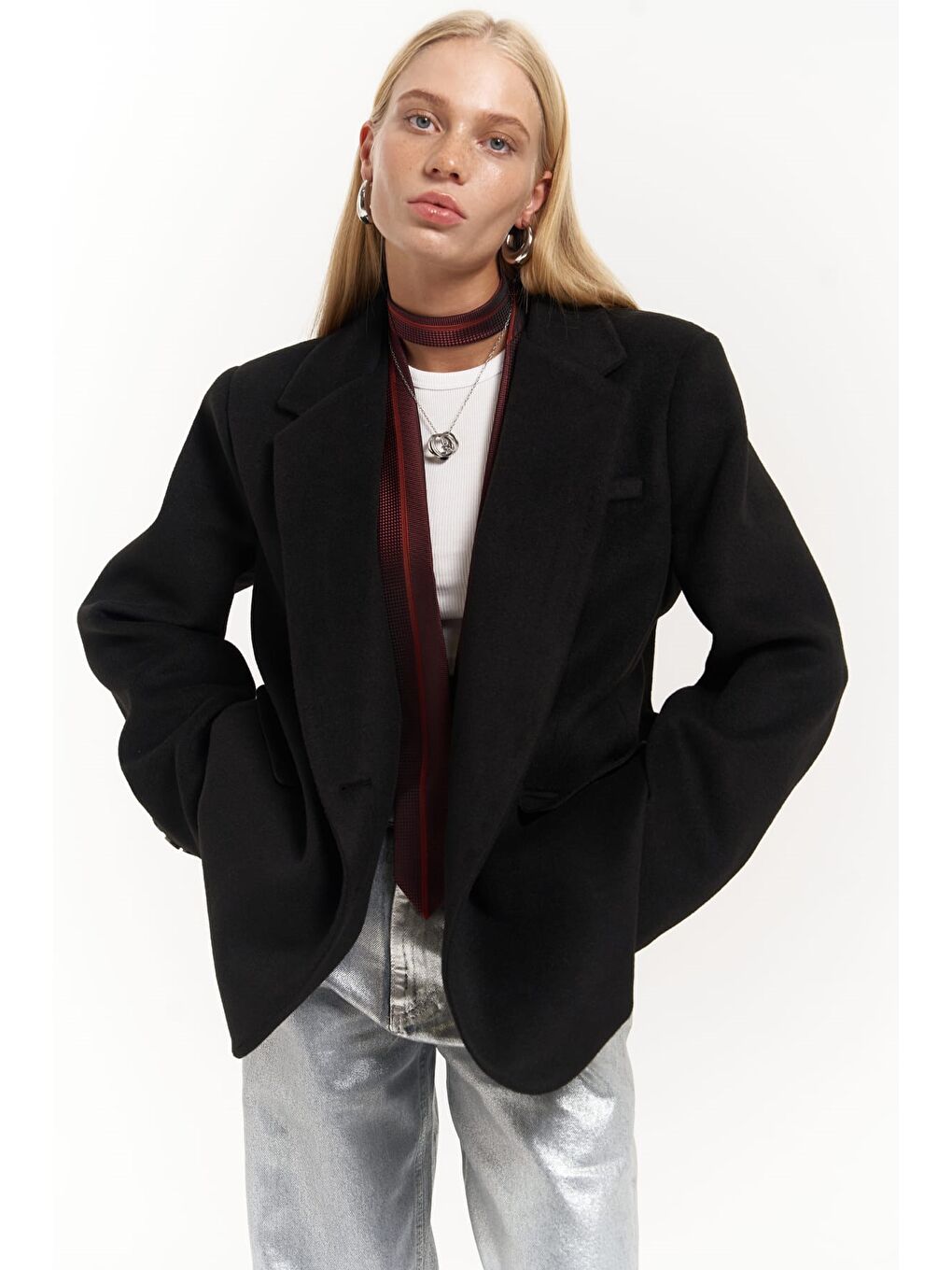 Howell Siyah Blazer Ceket-6