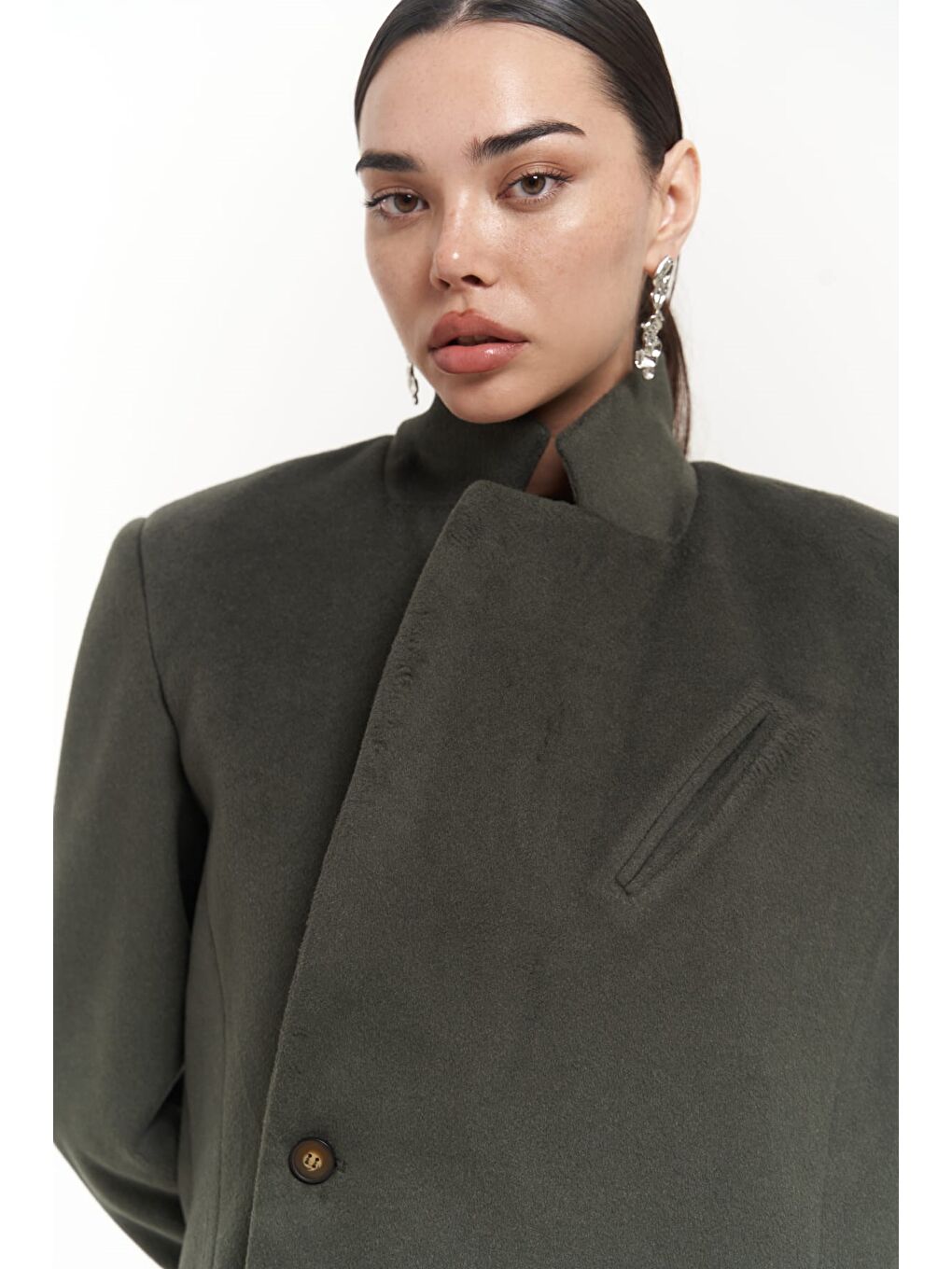 Armonia Yırtmaç Detaylı Petrol Mavisi Blazer-4