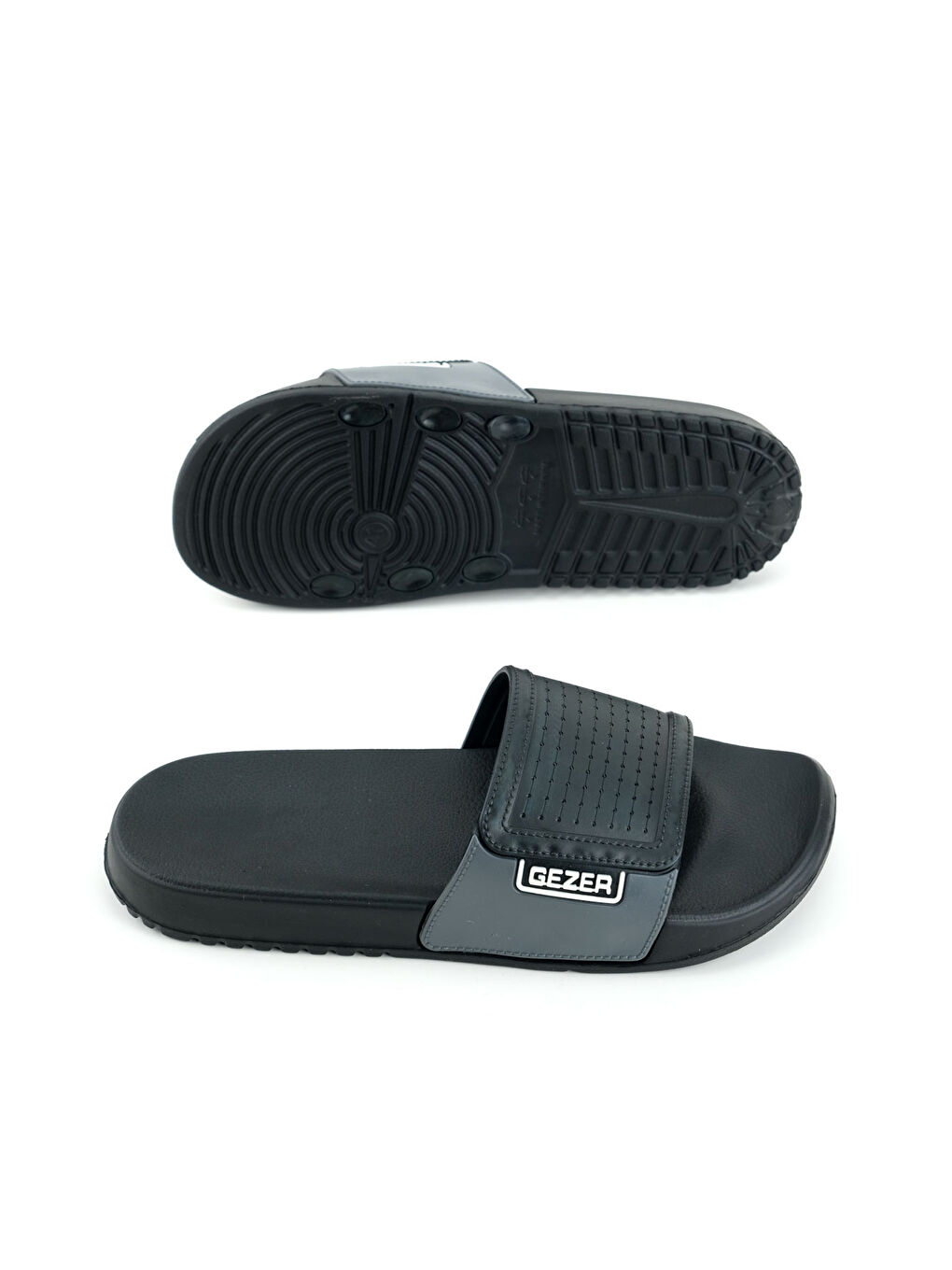 Siyah Erkek Yazlık Eva Islak Zemine Uygun Günlük Ev Bahçe Havuz Banyo Terlik-4