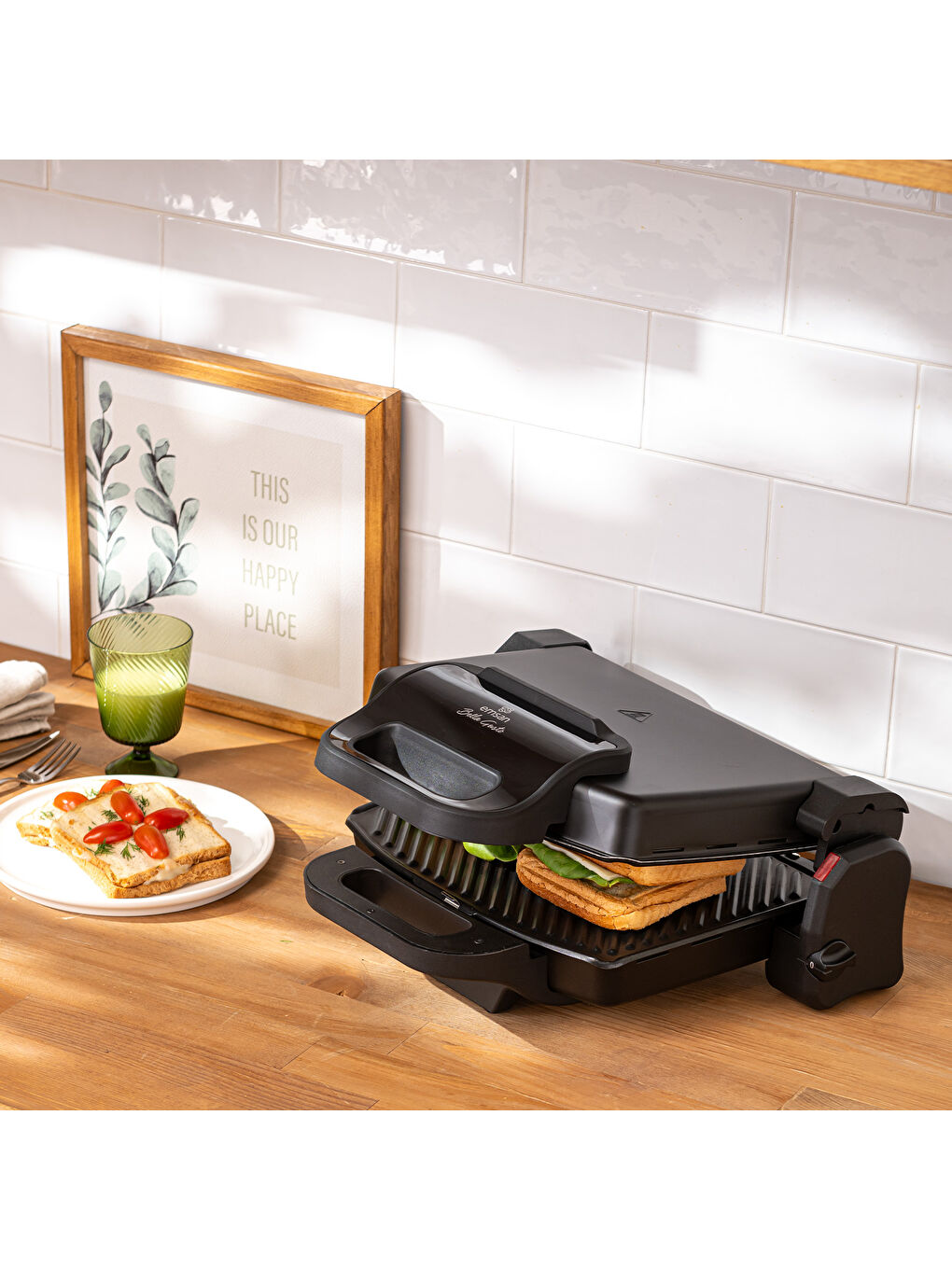 Emsan Bella Gusto Tost Makinesi Siyah - 4