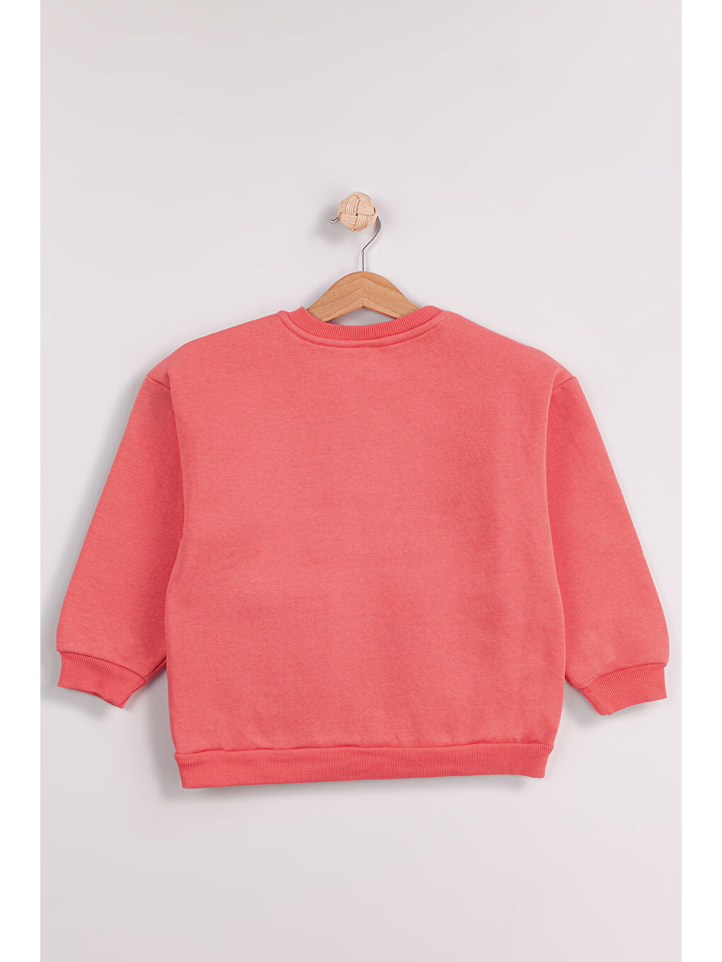 MİSSTUFFY Kırmızı Kız Çocuk 2'li Paket Basic Sweatshirt - 4