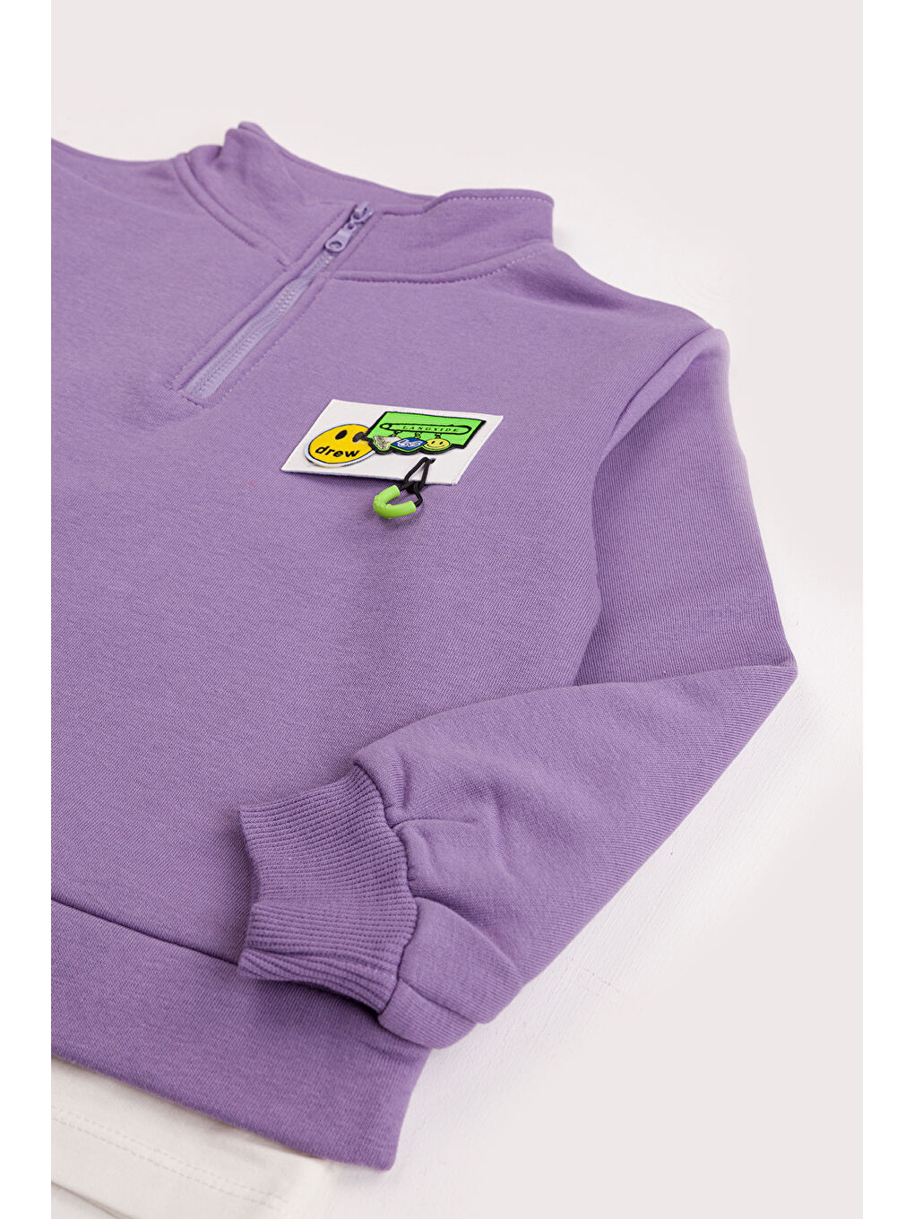 MİSSTUFFY Kırmızı Kız Çocuk 2'li Paket Basic Sweatshirt - 6