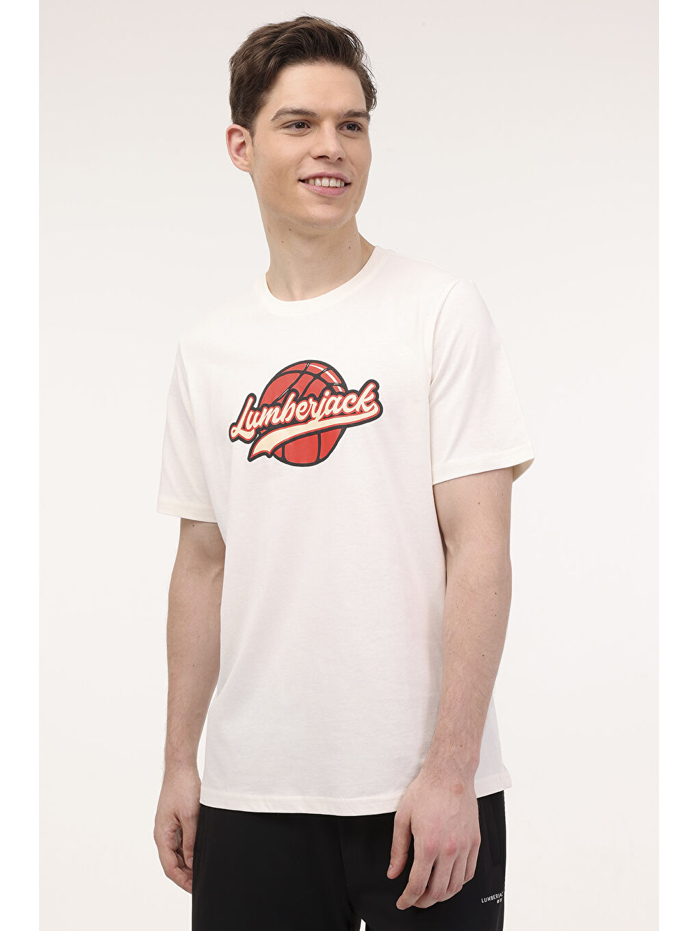 Bej ML CHASE 11BB1012 4FX Ekru Erkek Kısa Kol T-Shirt