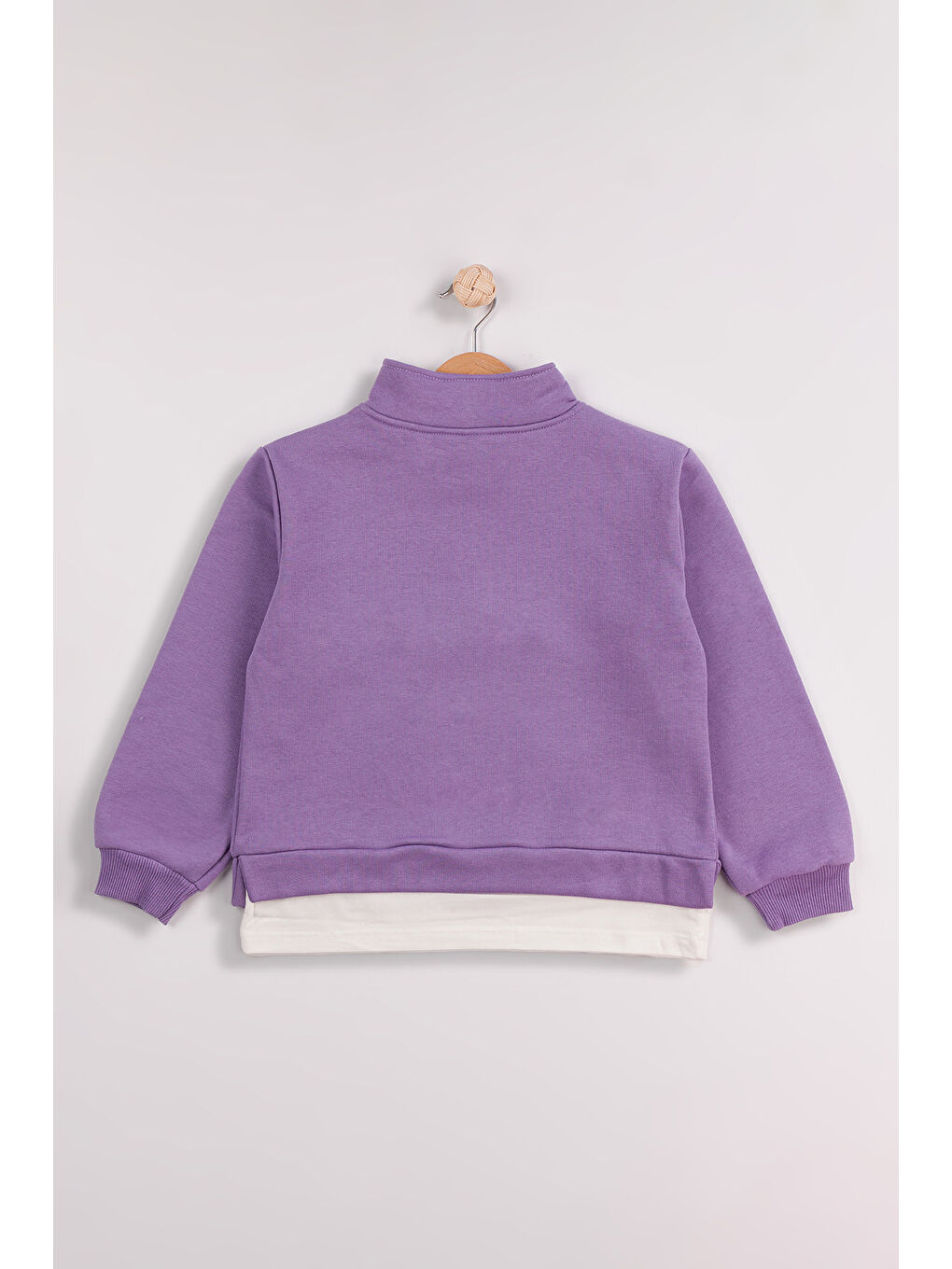 MİSSTUFFY Kırmızı Kız Çocuk 2'li Paket Basic Sweatshirt - 7