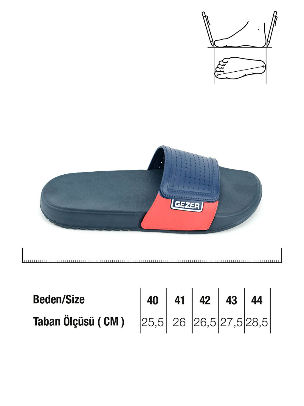 Lacivert Erkek Yazlık Eva Islak Zemine Uygun Günlük Ev Bahçe Havuz Banyo Terlik-1