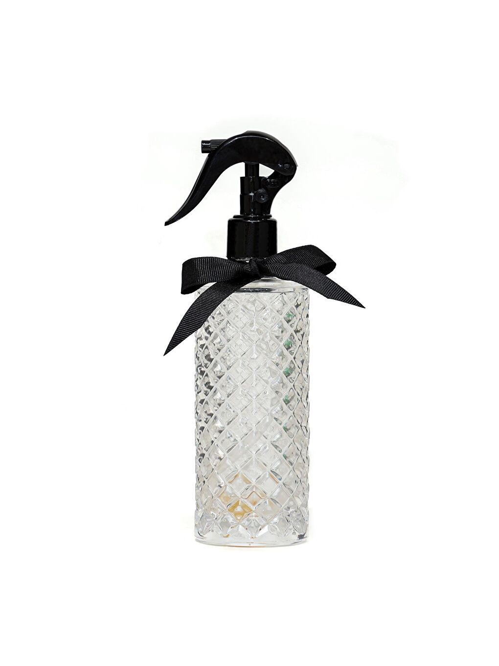 Renksiz Kristal Gül Serisi- Şeffaf Cam/Black Vanilya Oda Spreyi