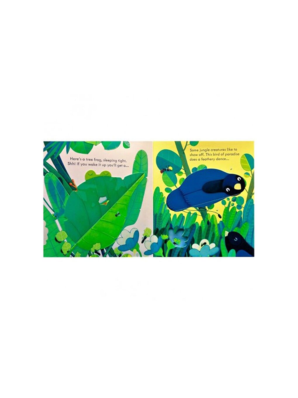 The Usborne Beyaz-Renklibaskı Peep Inside The Jungle - 2