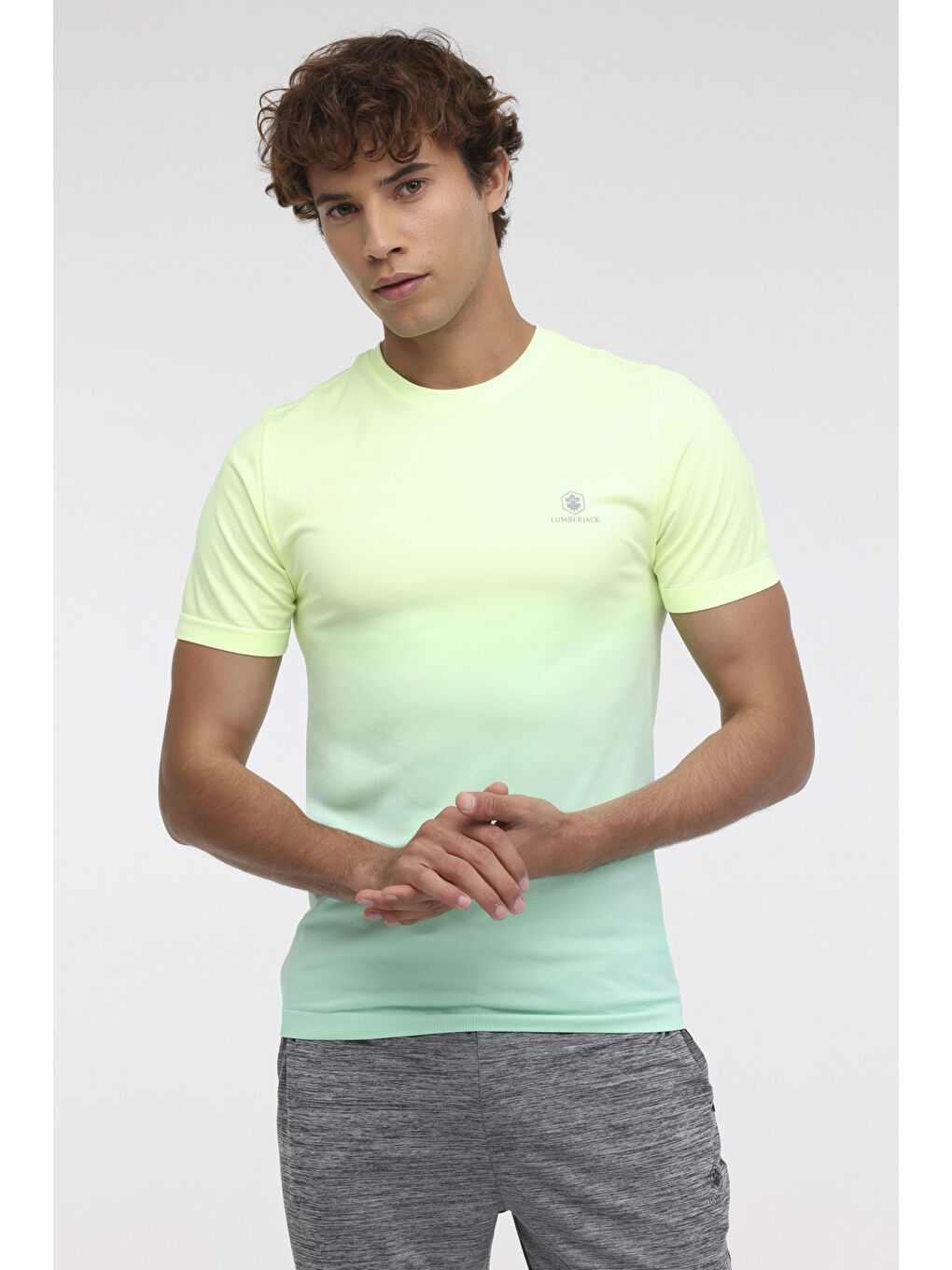 ML QUANE 11C-PRF2005 4FX Sarı Erkek Kısa Kol T-Shirt