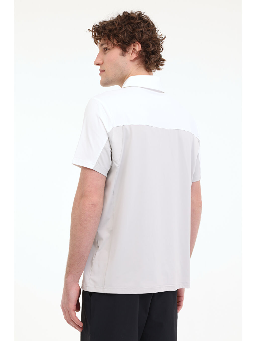 Gri ML BIEM 12NS296 5FX GRI Erkek Kısa Kol T-Shirt-1