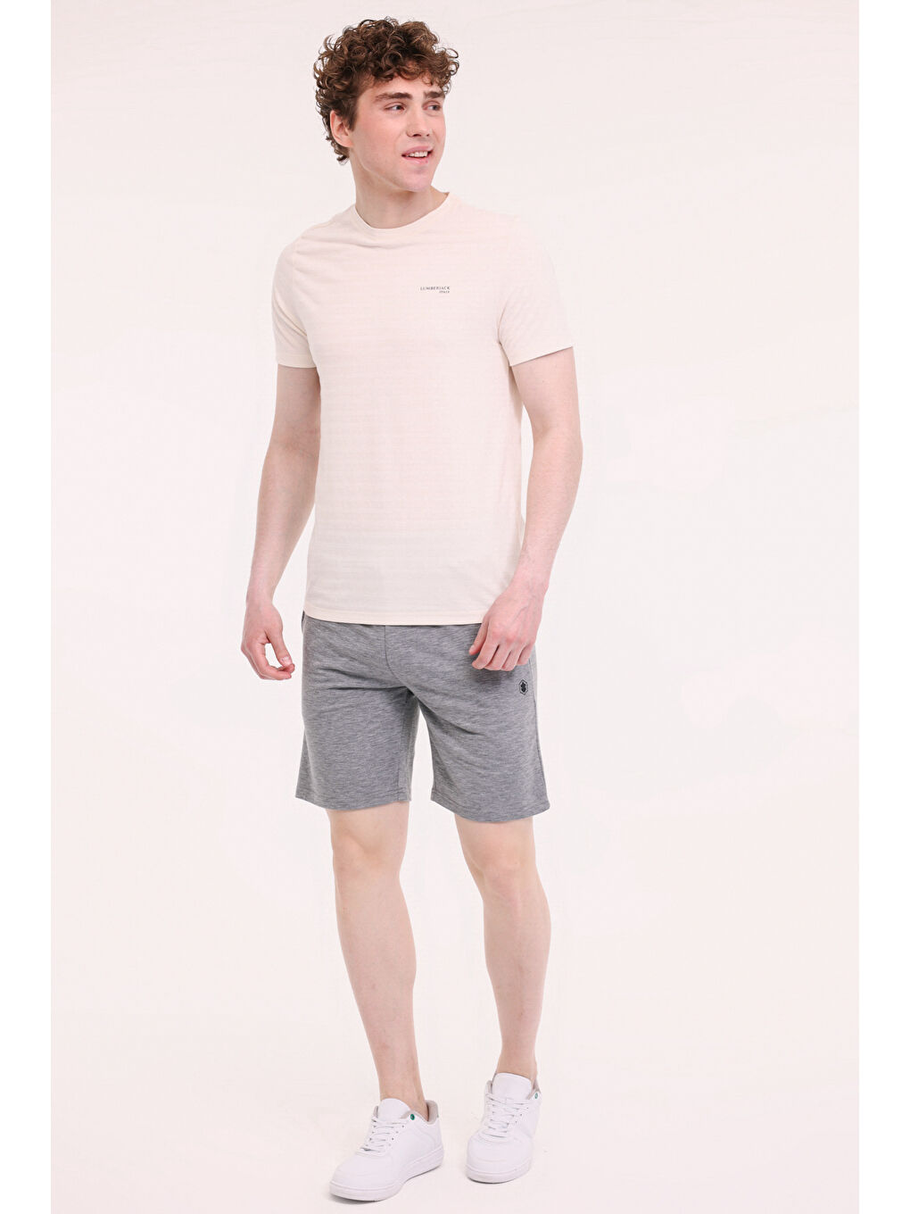 Beyaz ML HARVES 11ITL1103 4FX KIRIK BEYAZ Erkek Kısa Kol T-Shirt-2