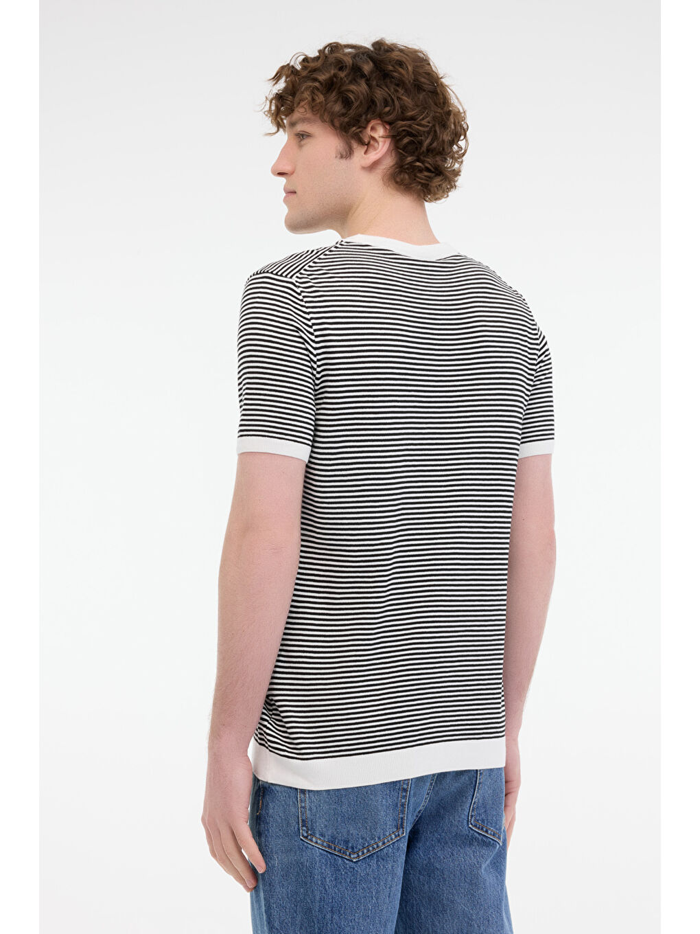 ML JOE 11ITL903 5FX Siyah Erkek Kısa Kol T-Shirt-1