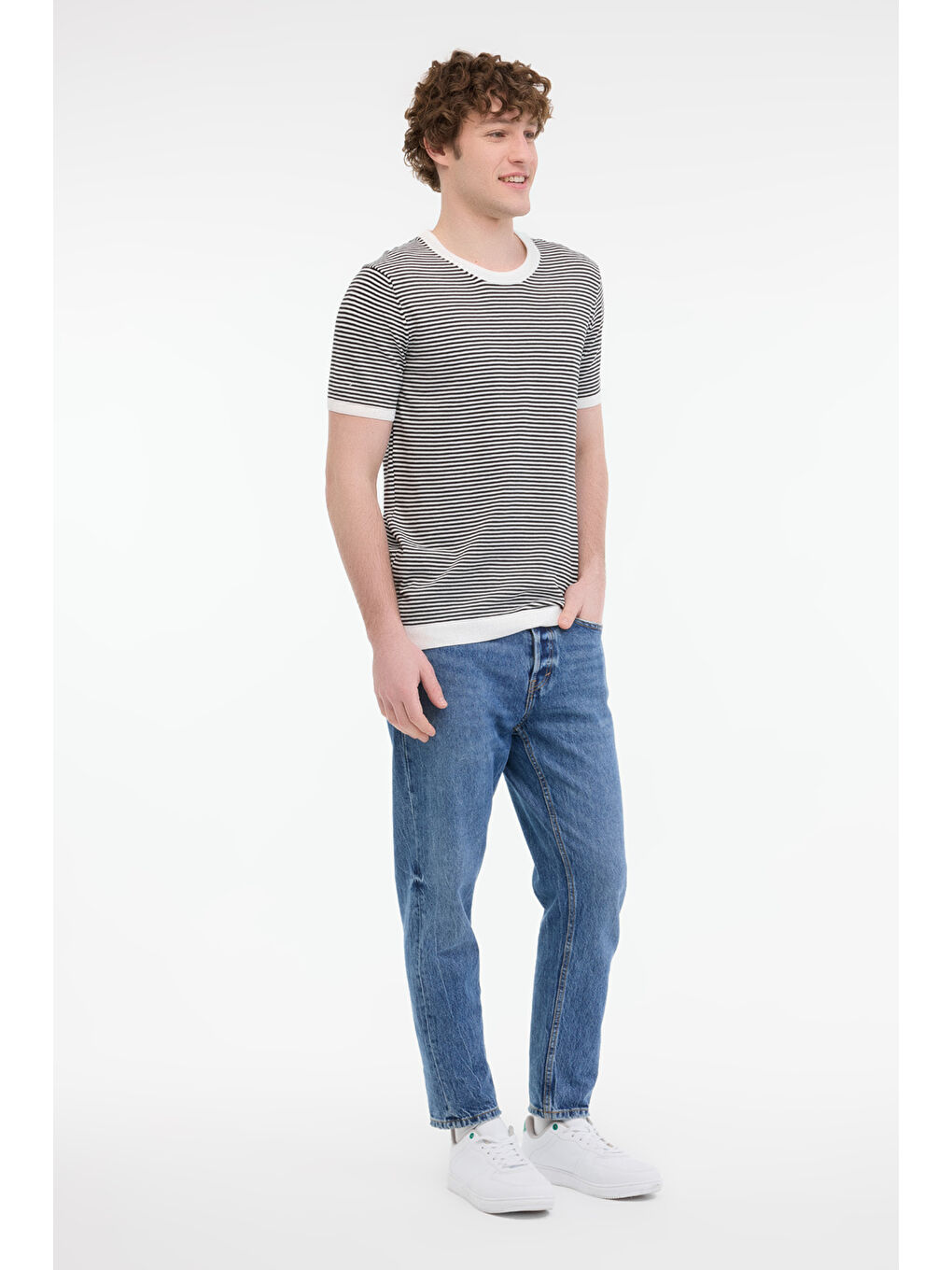 ML JOE 11ITL903 5FX Siyah Erkek Kısa Kol T-Shirt-2