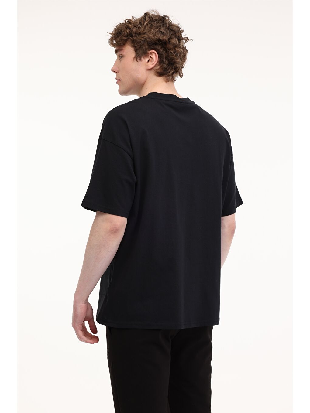 M-ZANE TEE 5FX Siyah Erkek Kısa Kol Tişört-1