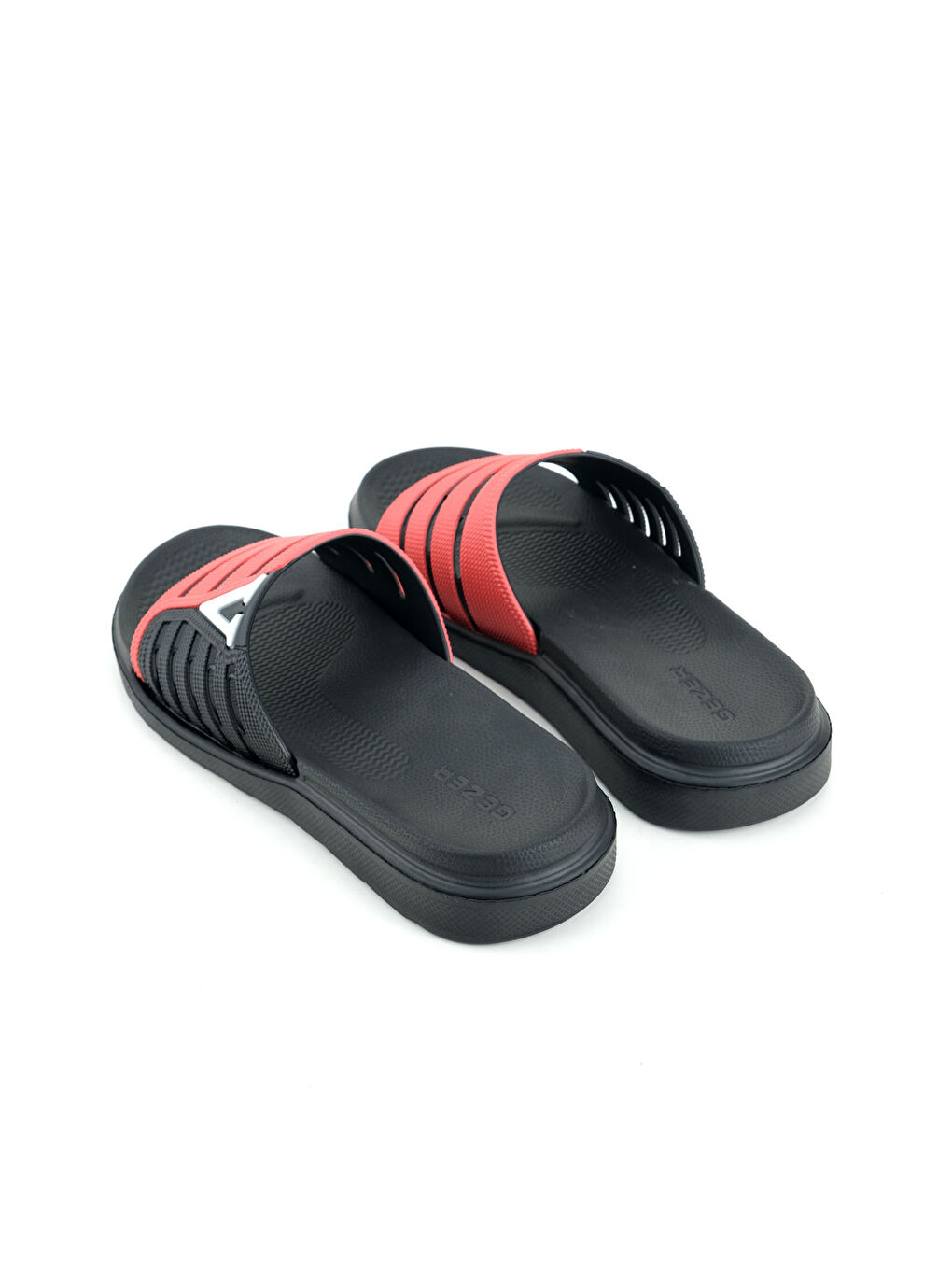 Kırmızı Erkek Yazlık Eva Islak Zemine Uygun Günlük Ev Bahçe Havuz Banyo Terlik-3