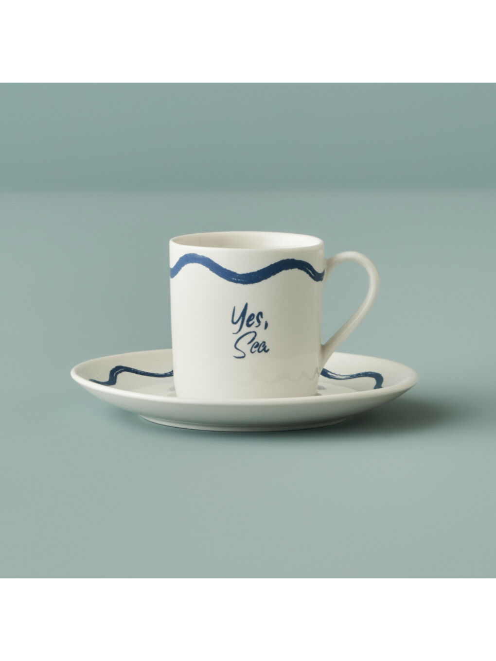 Marine Porselen 2'li Kahve Fincanı Seti Mavi (90 cc)-2