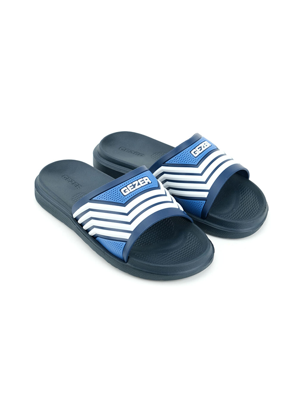 Lacivert Erkek Yazlık Eva Islak Zemine Uygun Günlük Ev Bahçe Havuz Banyo Terlik-2