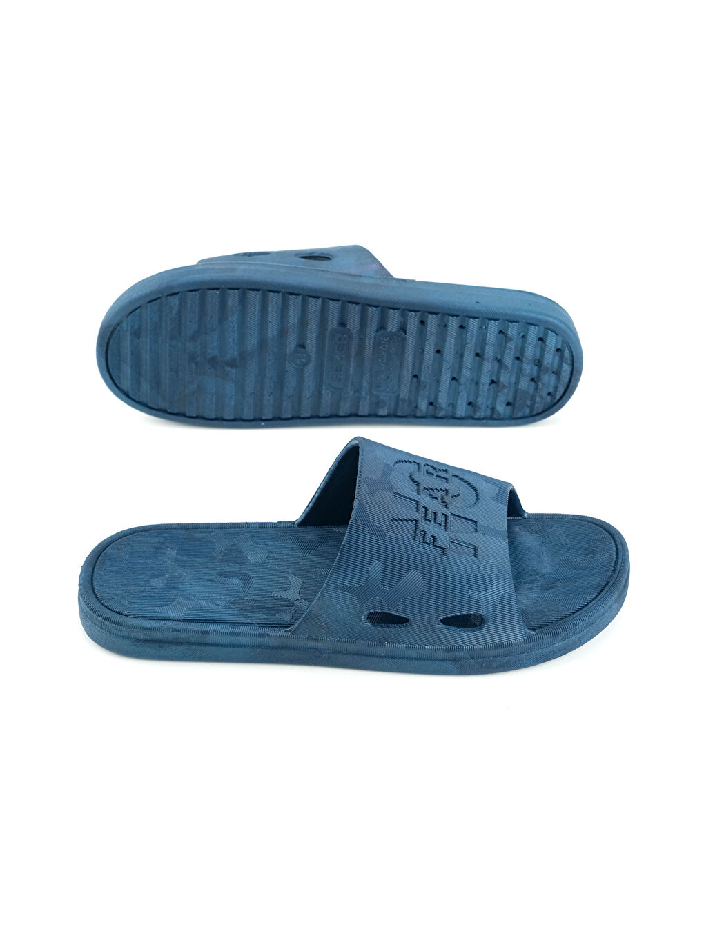 Lacivert Yazlık Erkek No Fear Airblow Islak Zemine Uygun Günlük Ev Bahçe Havuz Terlik-4
